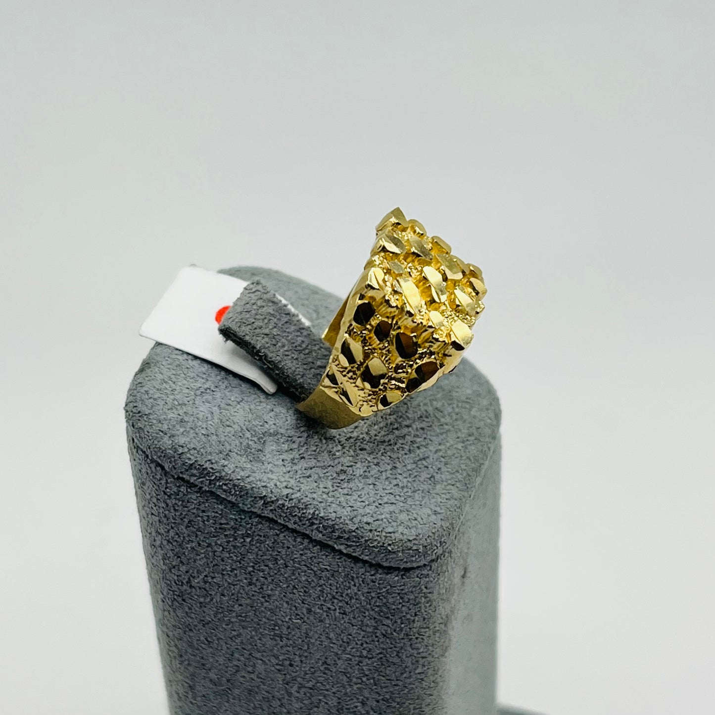 14K GOLD NUGGET RING (L)
