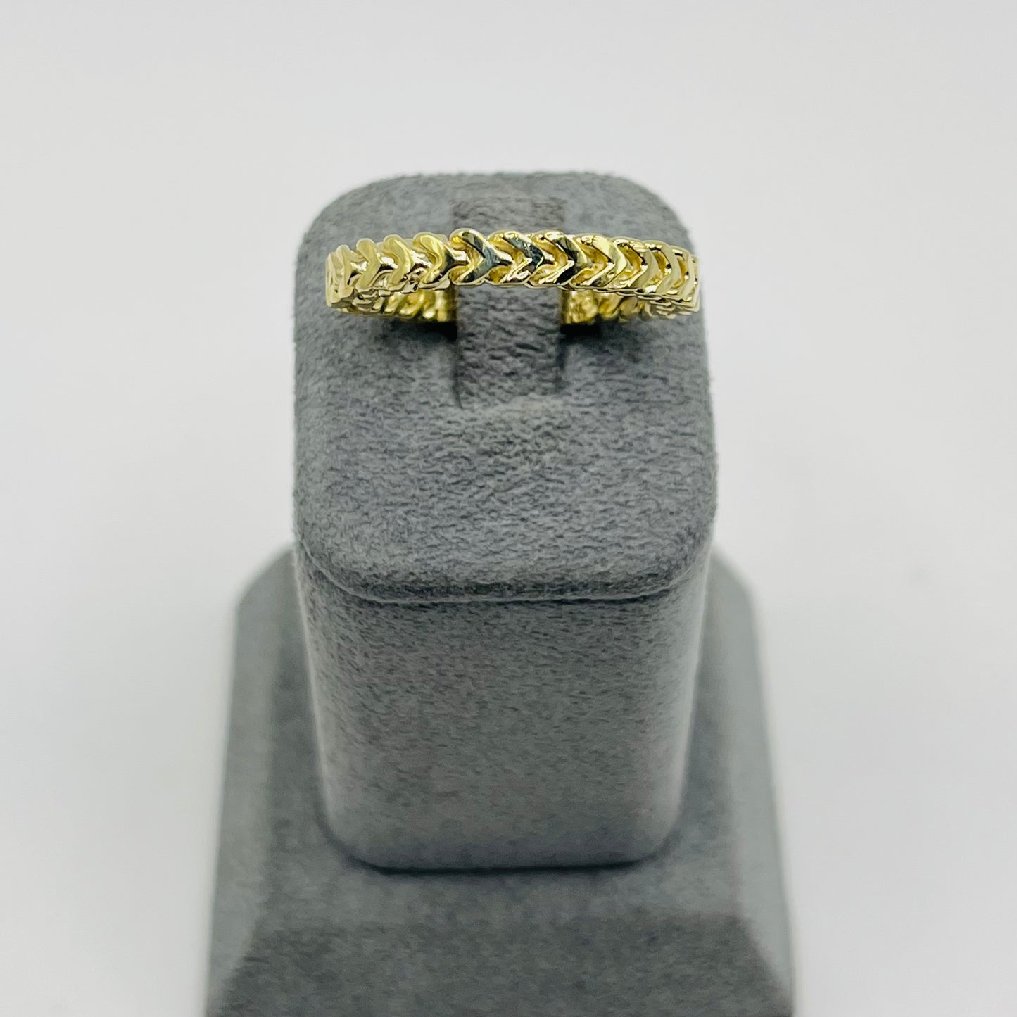 10k Gold Franco Style Ring