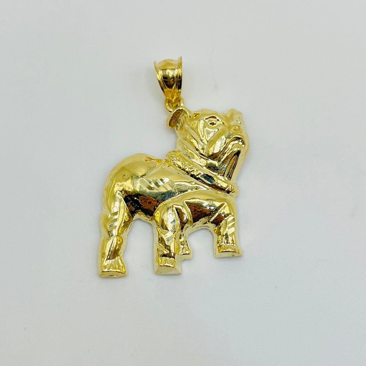 10K Gold Bulldog Charm