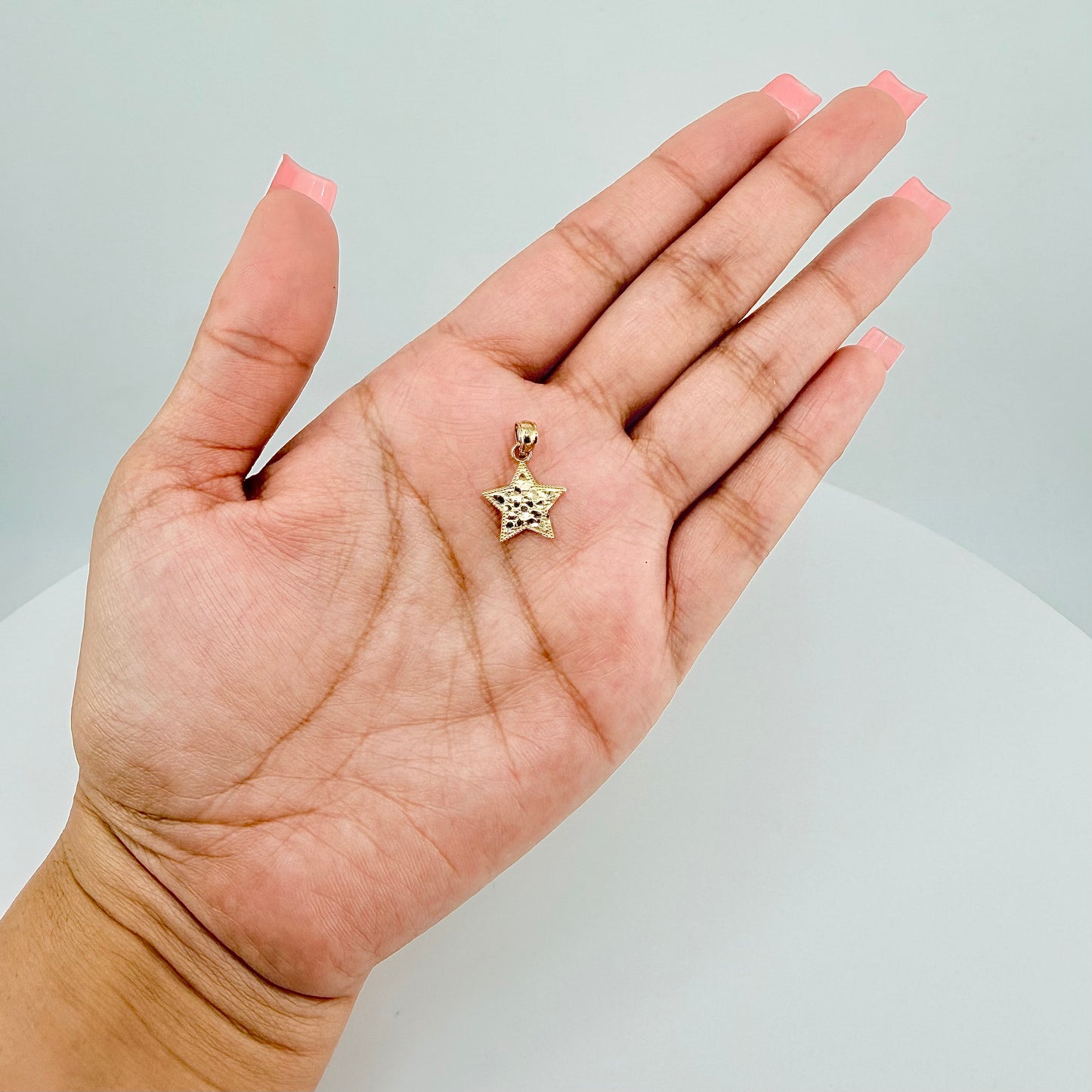 10k Gold Star Nugget Charm (S)