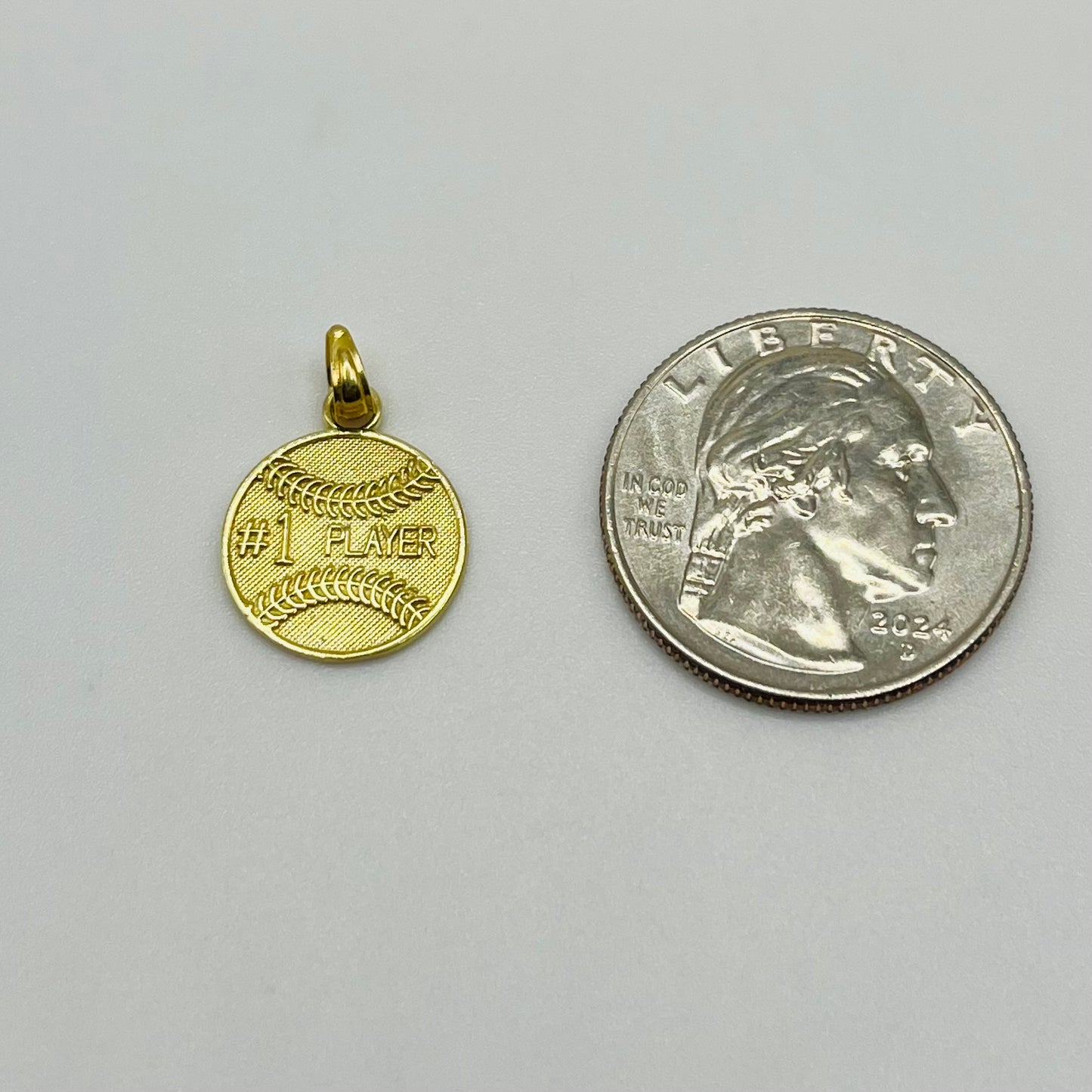 10k Gold #1 Player Charm