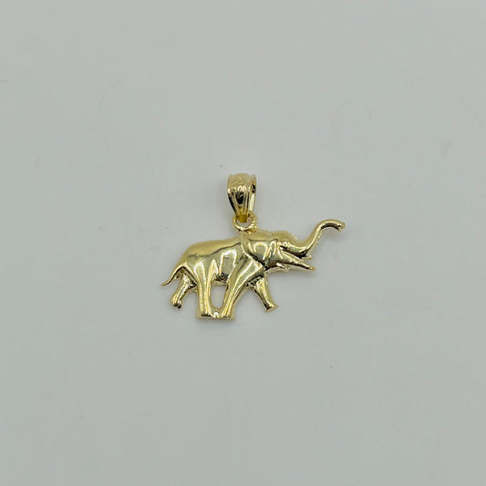 10k Gold Mini Elephant Charm