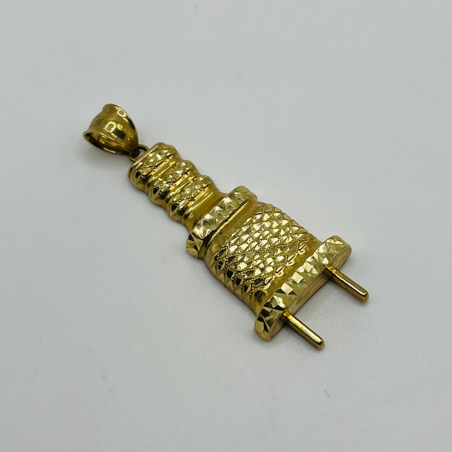 10k Gold Plug Charm