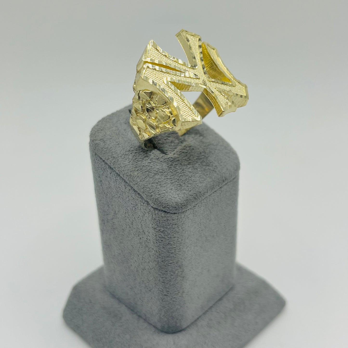 10K Gold Yankee Ring (Large)