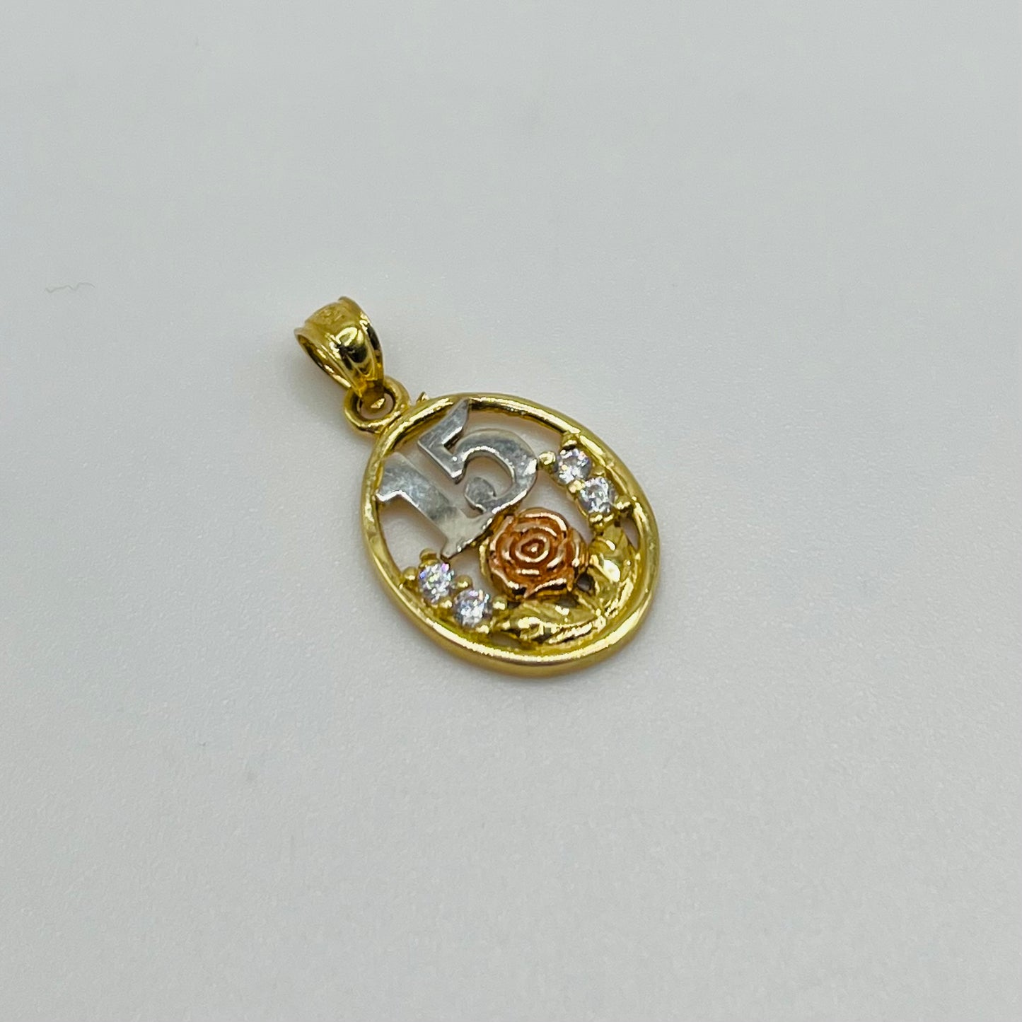 14k Gold Tri-Color Eternal Grace Quince Charm