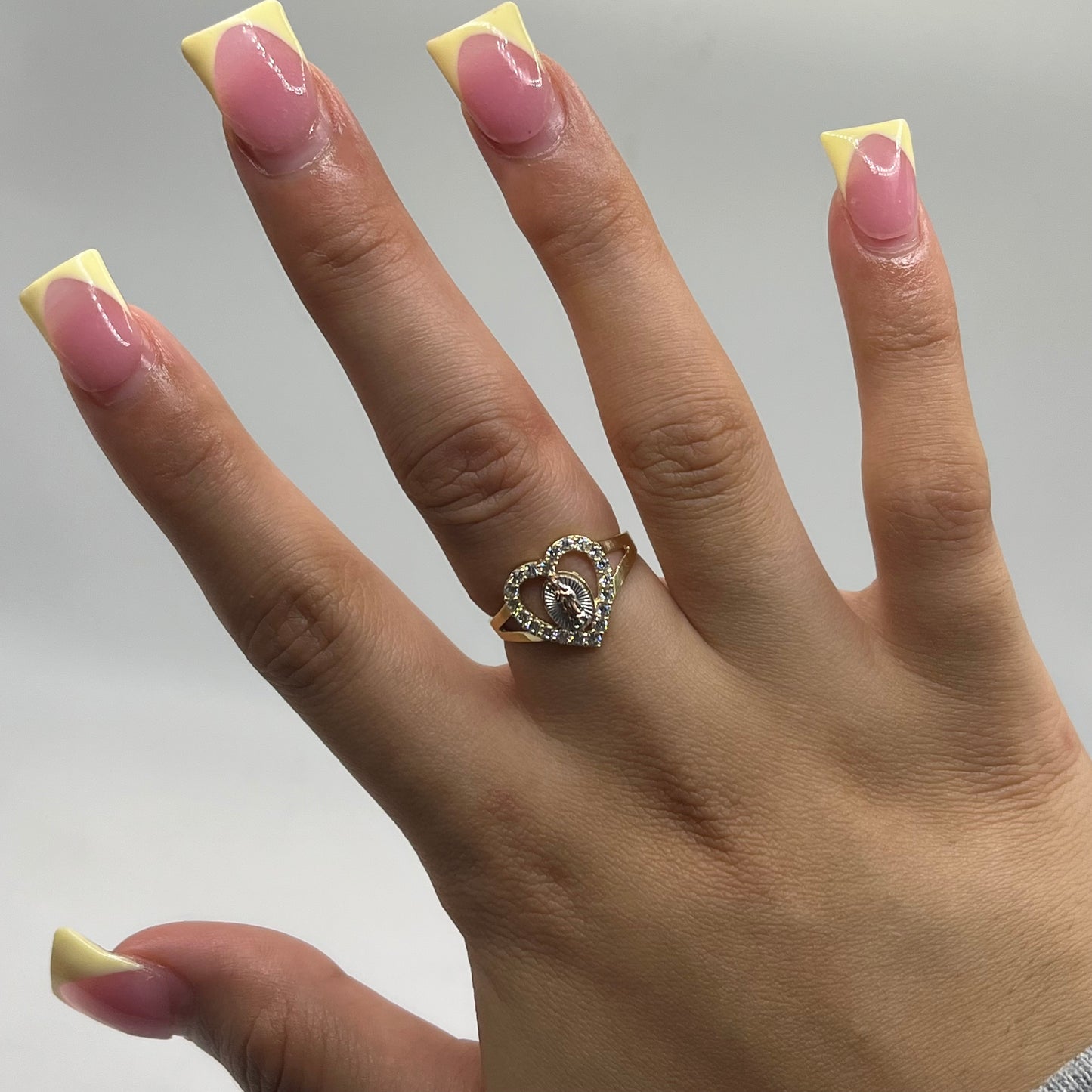 14k Gold Immaculate Heart Ring