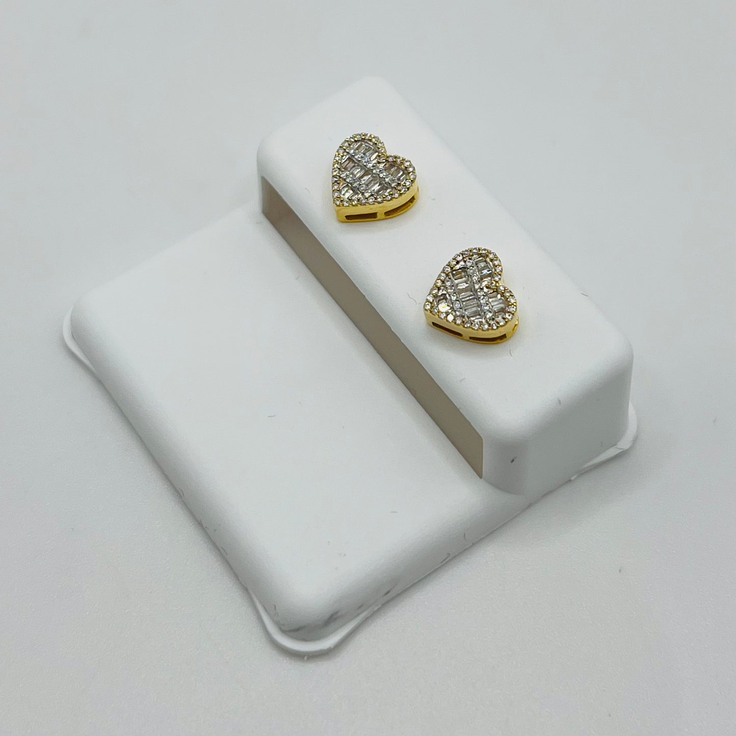 10k Gold Diamond ForeverFlame Earrings (S)