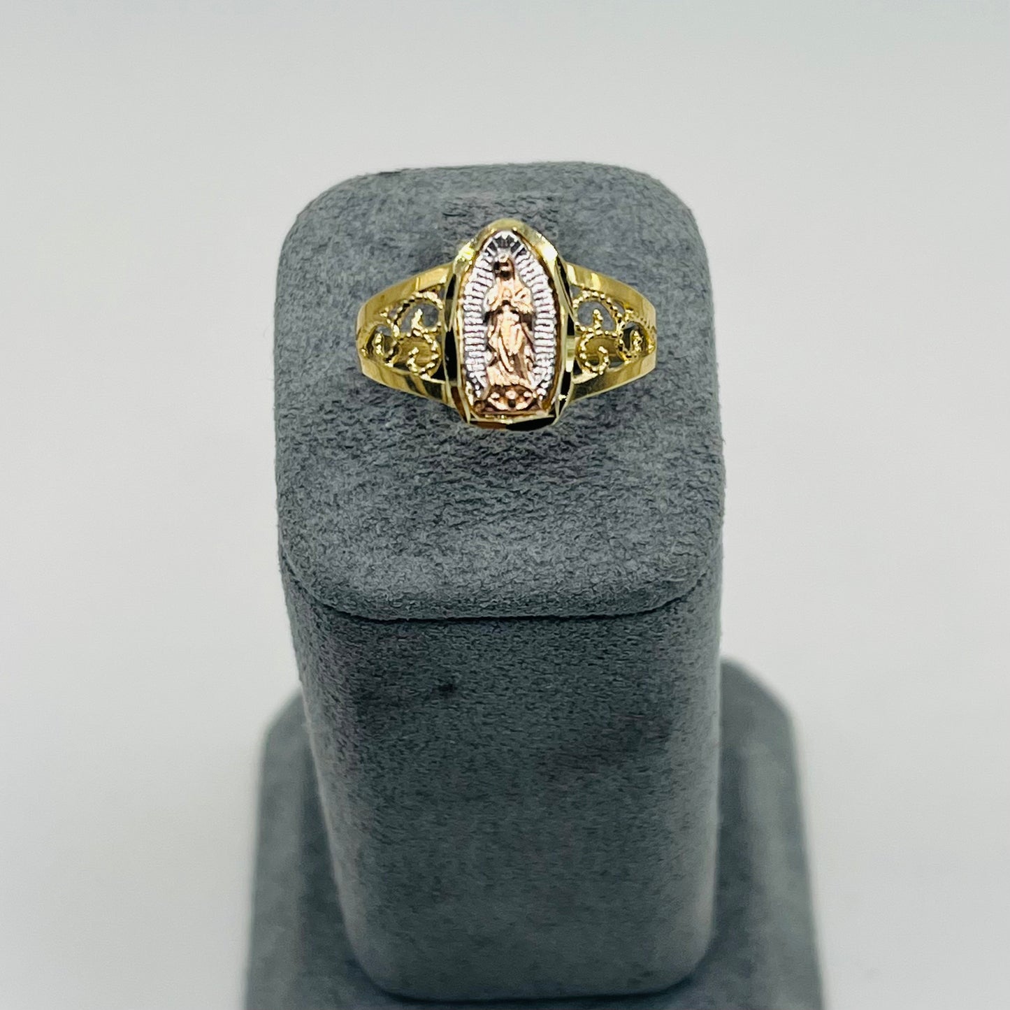 14k Gold Grace of Mary Band Ring
