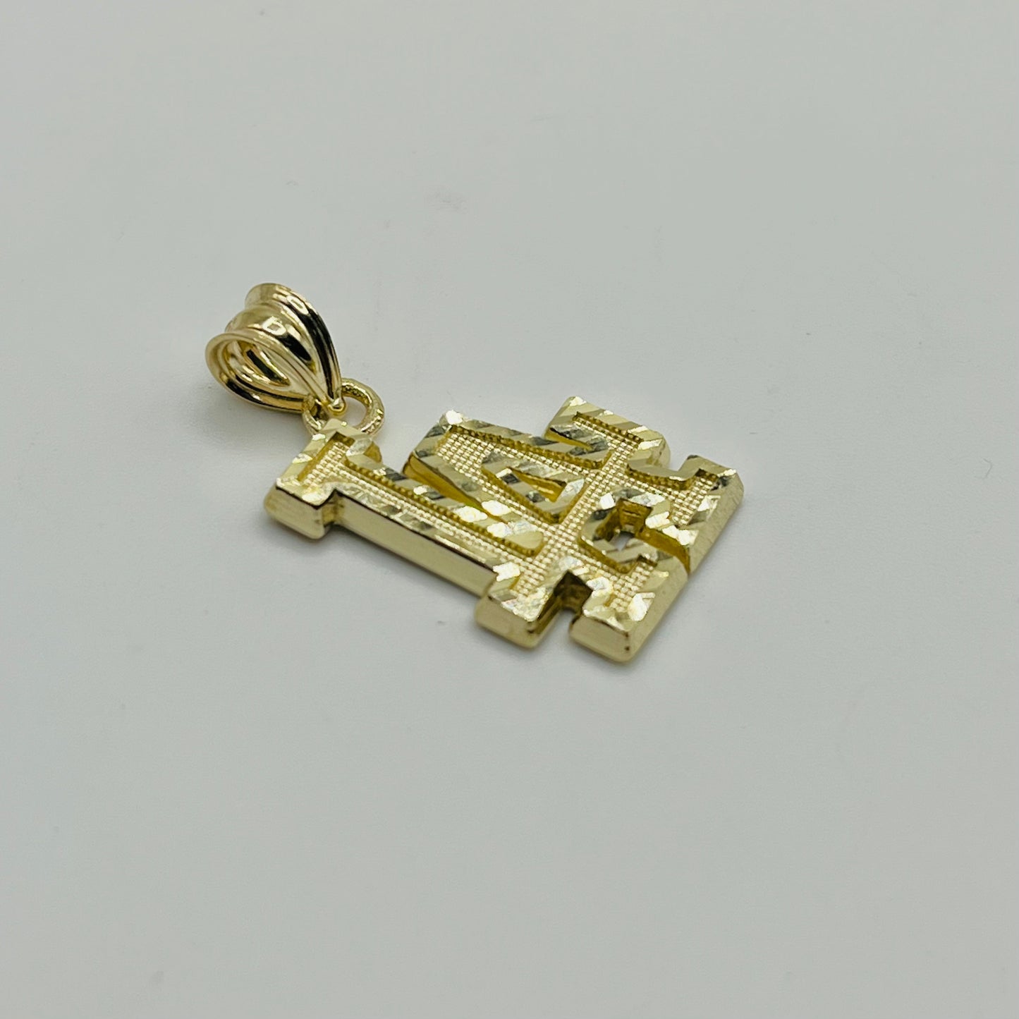 10k Gold LA Charm (Small)