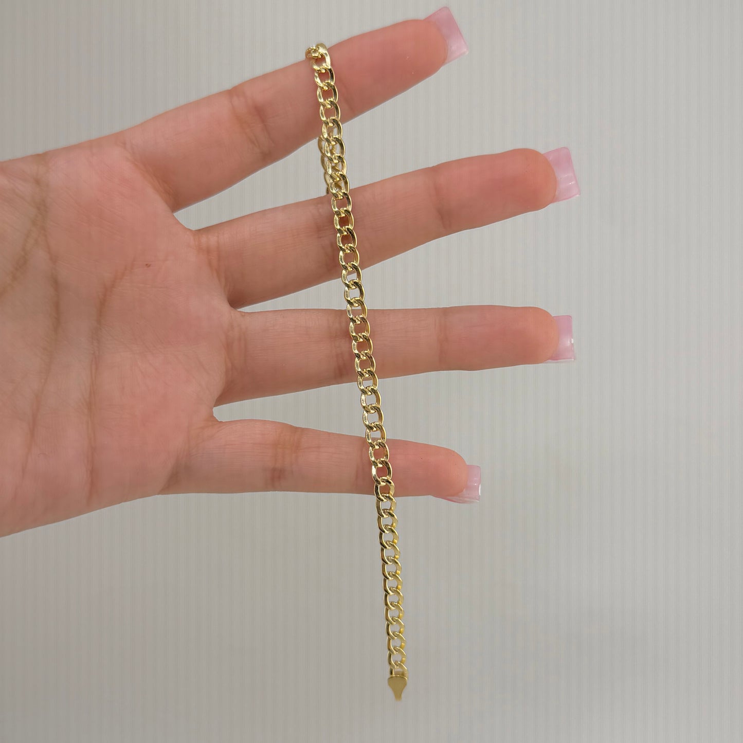 10k Gold 4.2mm Cuban Bracelet