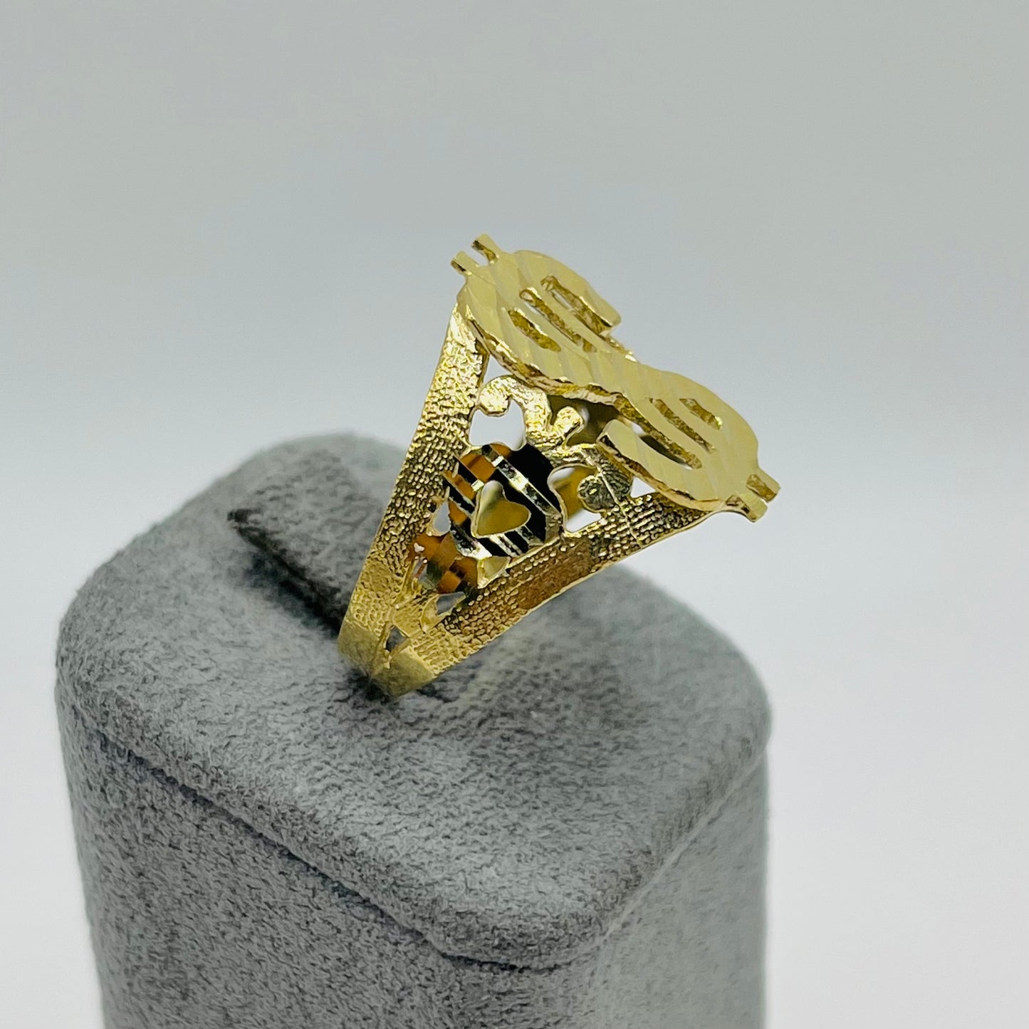 10k Gold DC Money -Sign Ring (M)