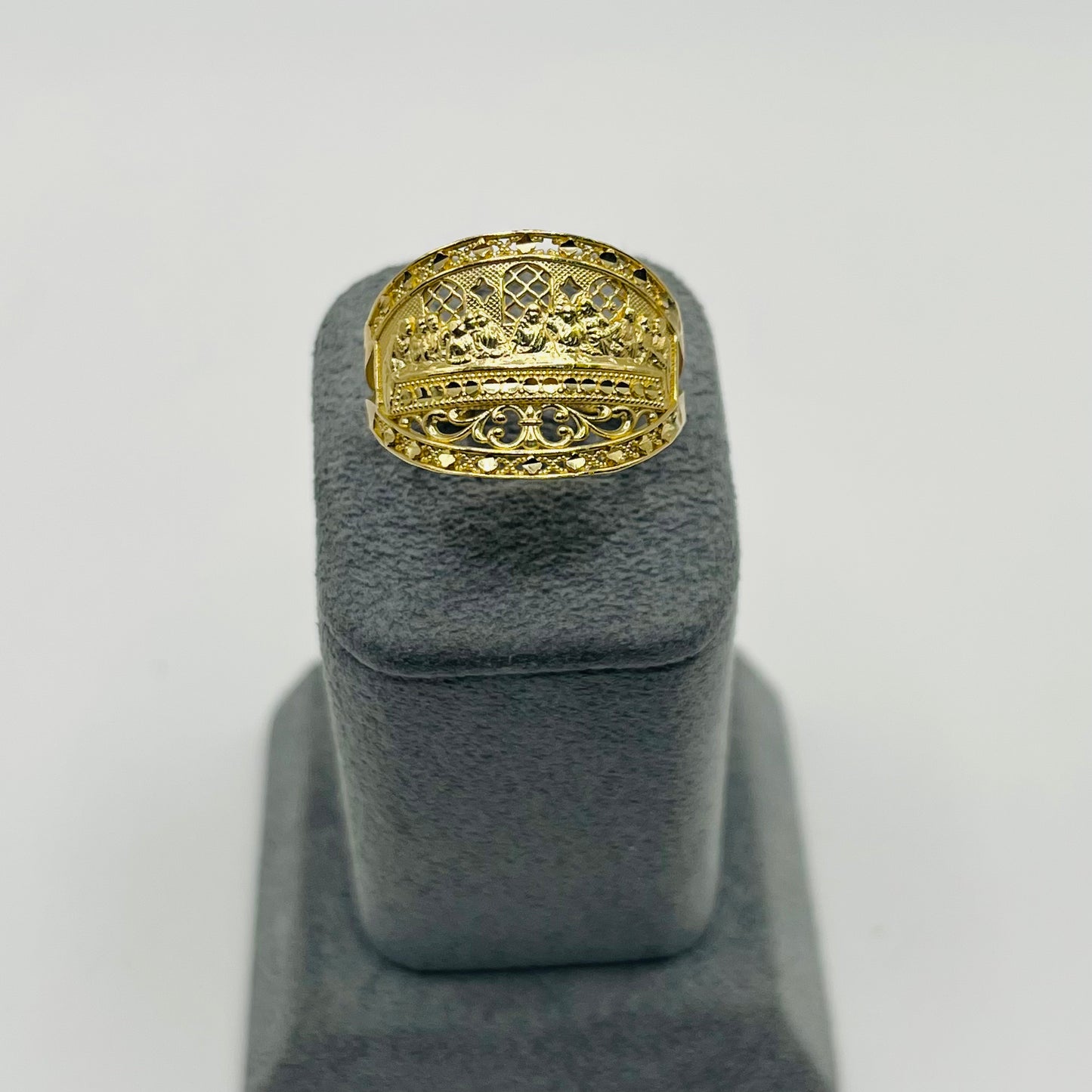 10k Gold Supper of Saints Ring