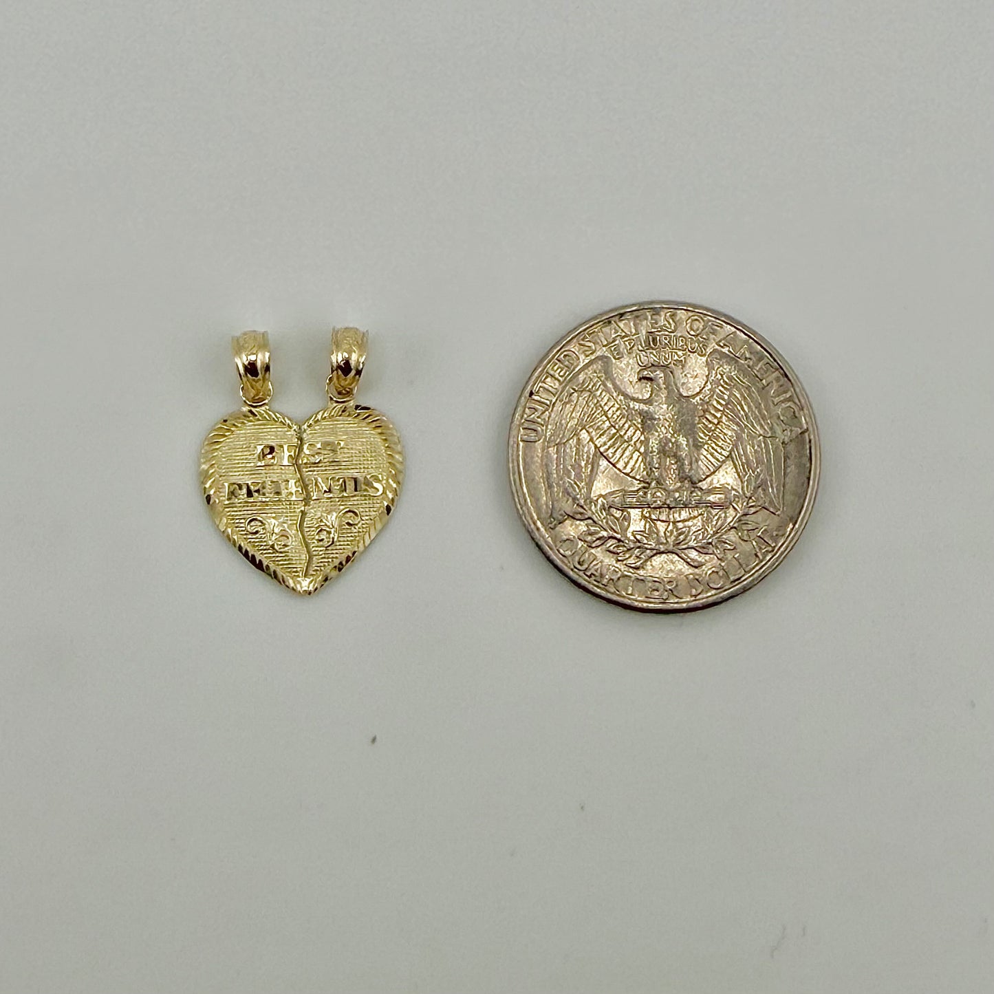 10k Gold Breakable Best friend Charm