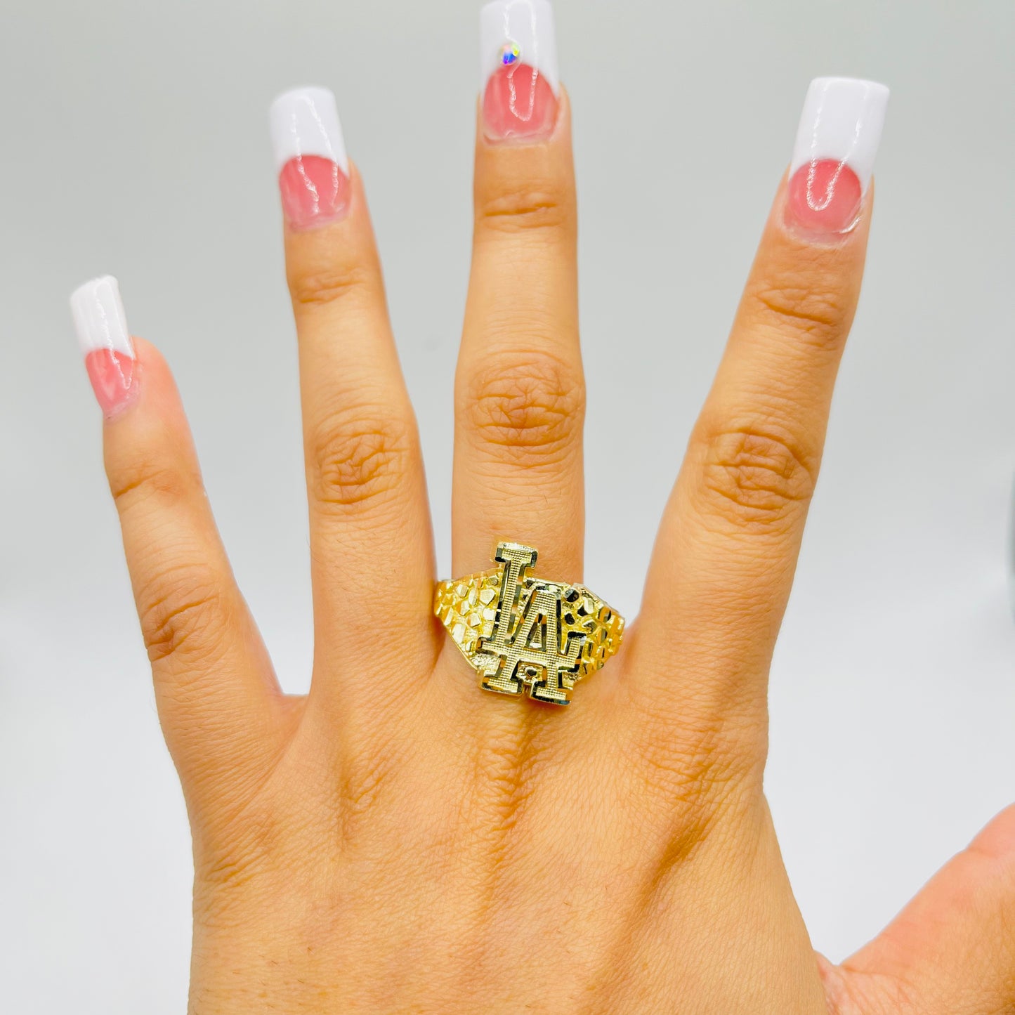 10k Gold LA Nugget Ring (LARGE)