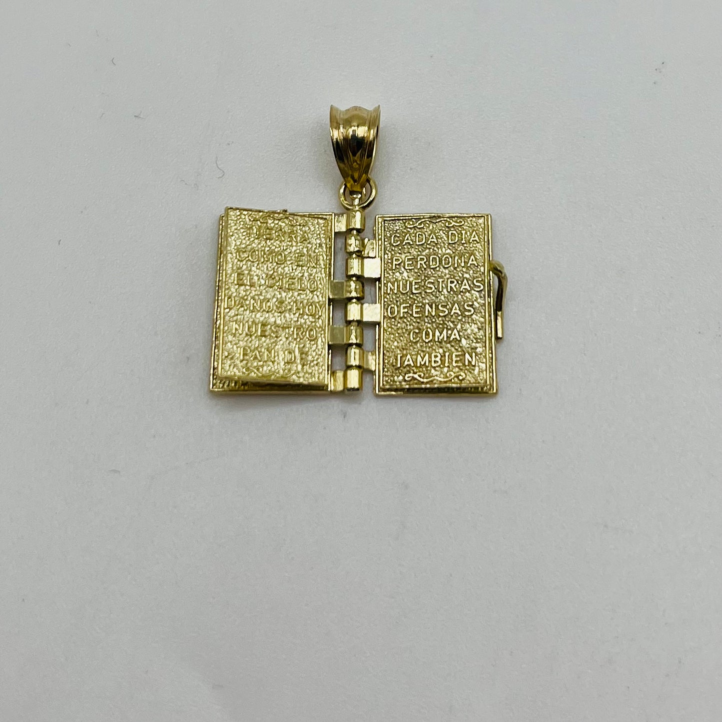 10K Gold Bible Charm
