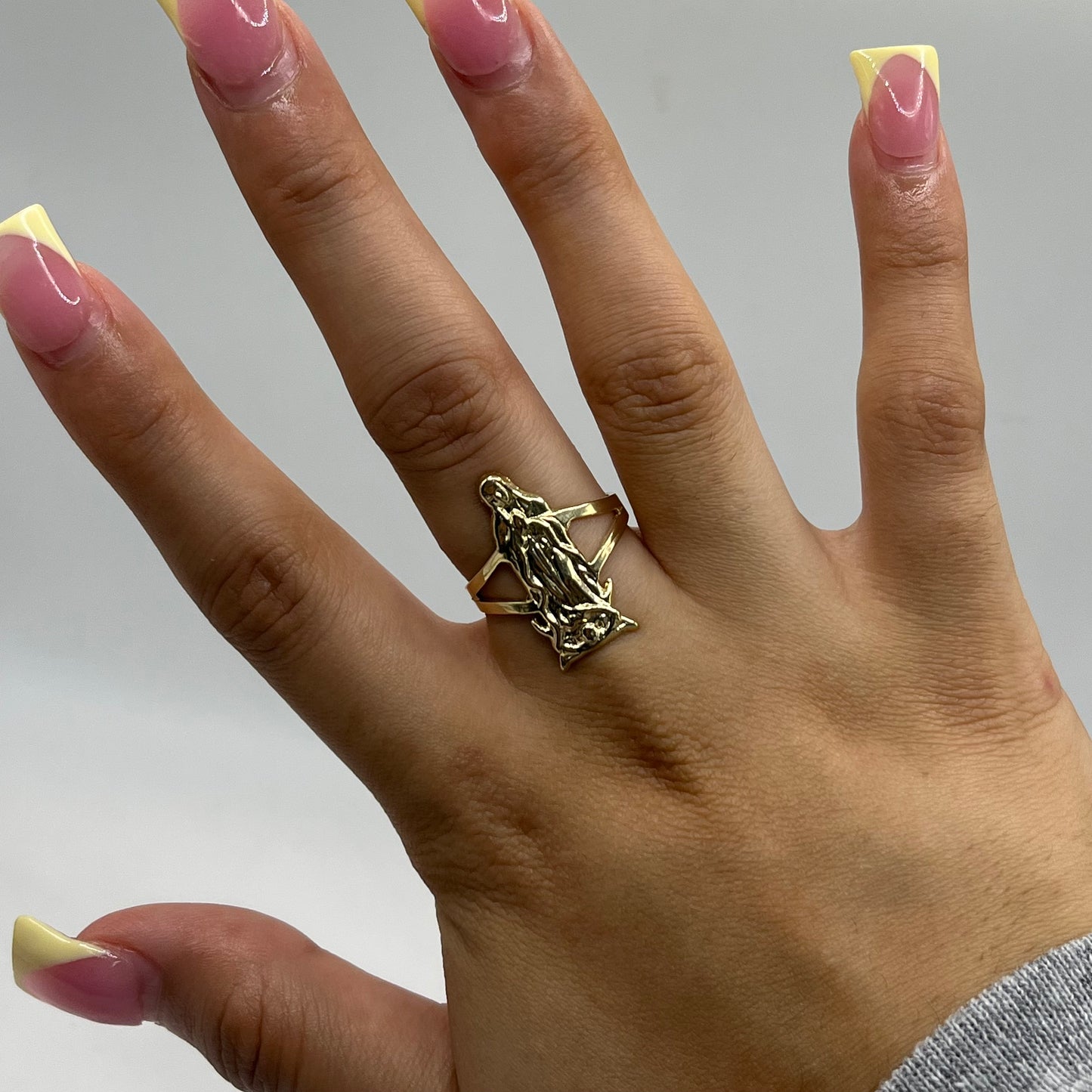 14k Gold "La Virgen De Guadalupe" Ring