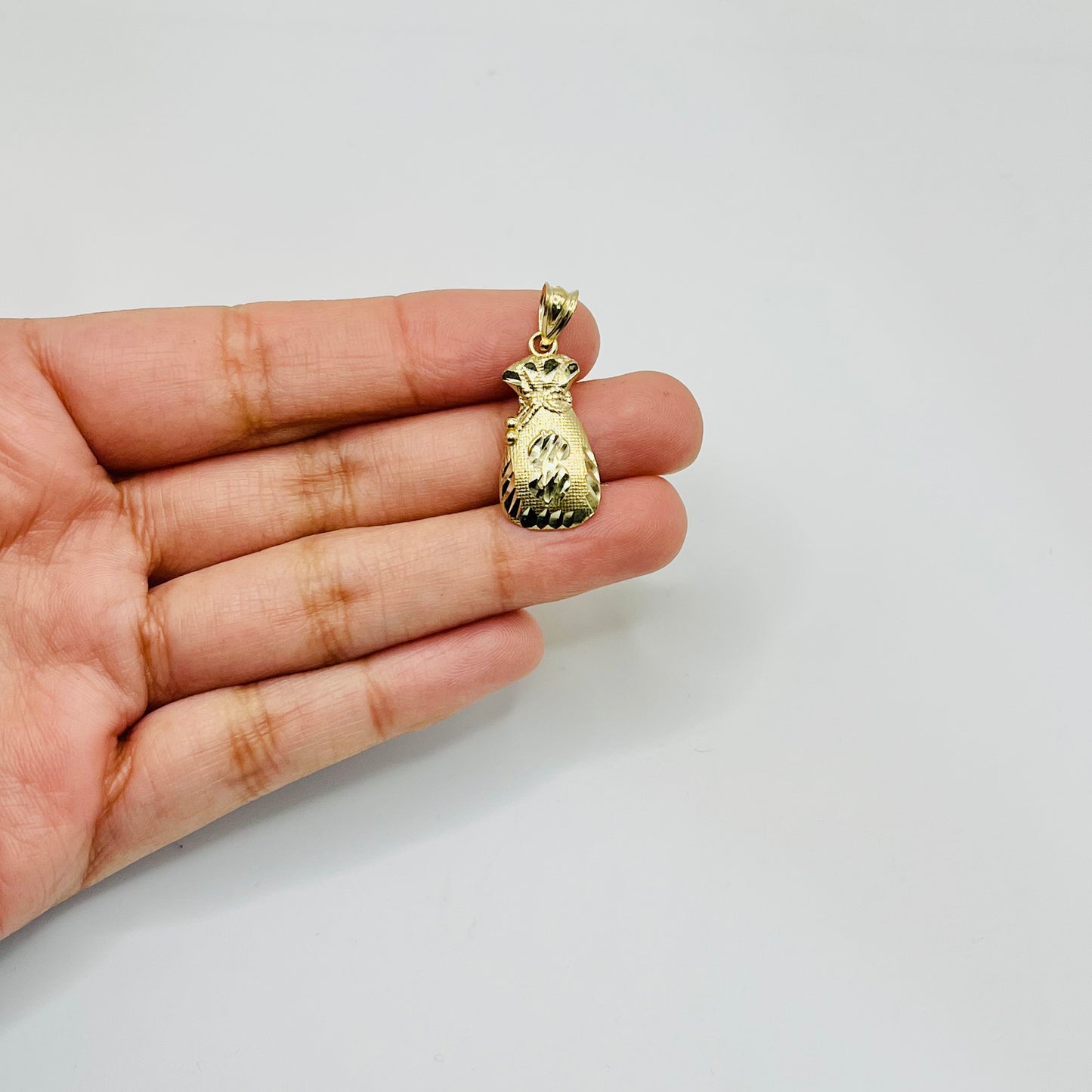 10K Gold Moneybag Charm (small)