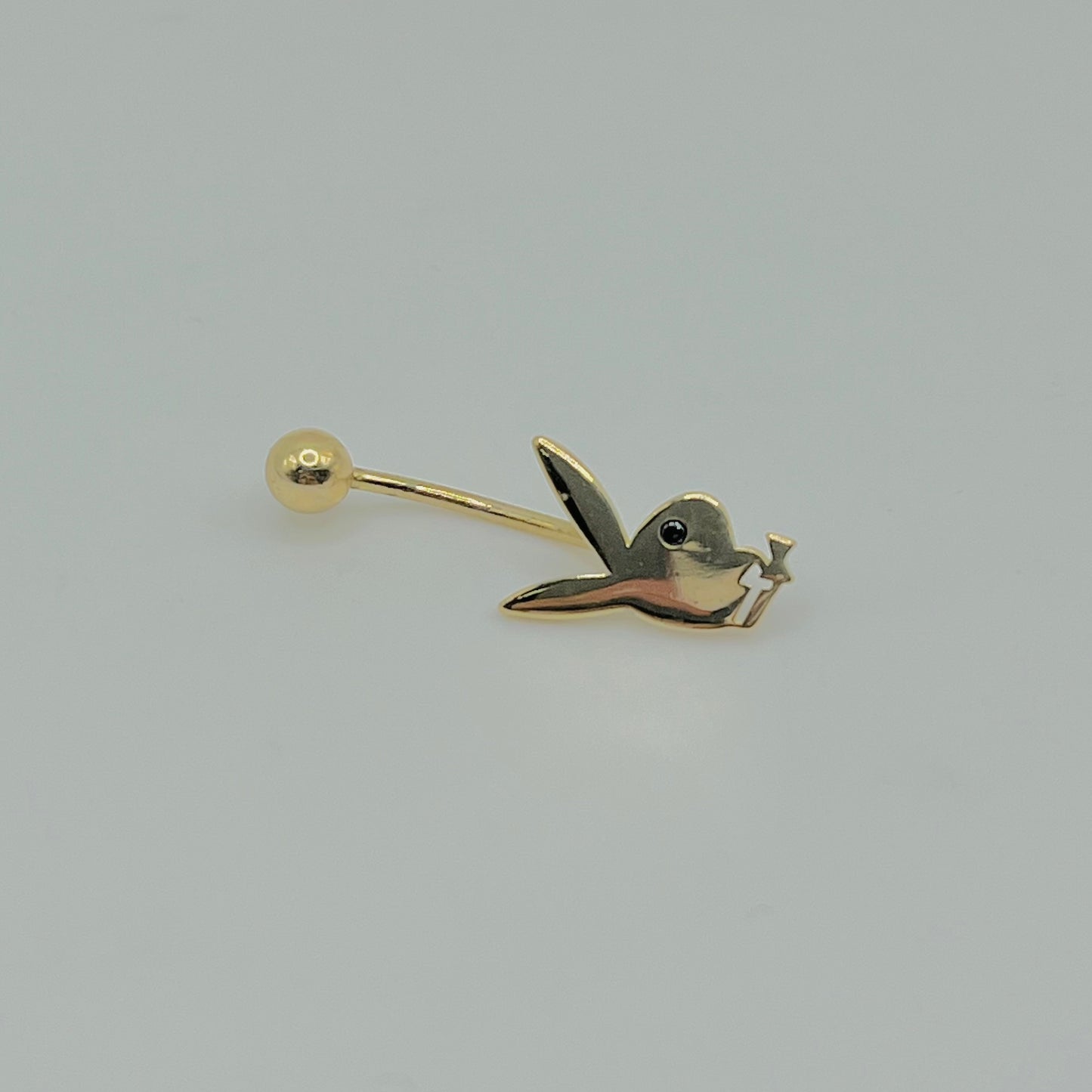 14k Gold Classic Bunny Belly Ring