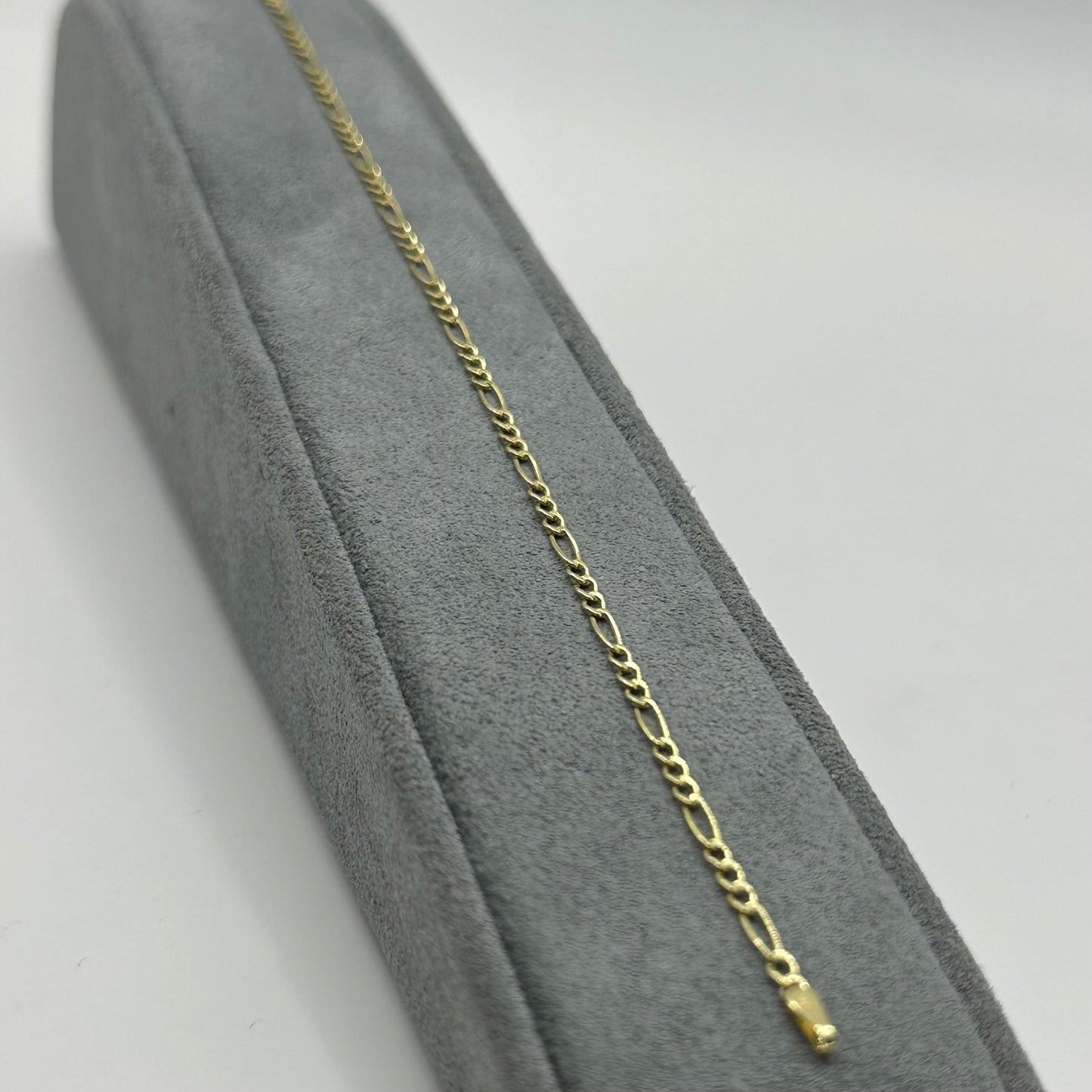 14k Gold 2mm Figaro Bracelet