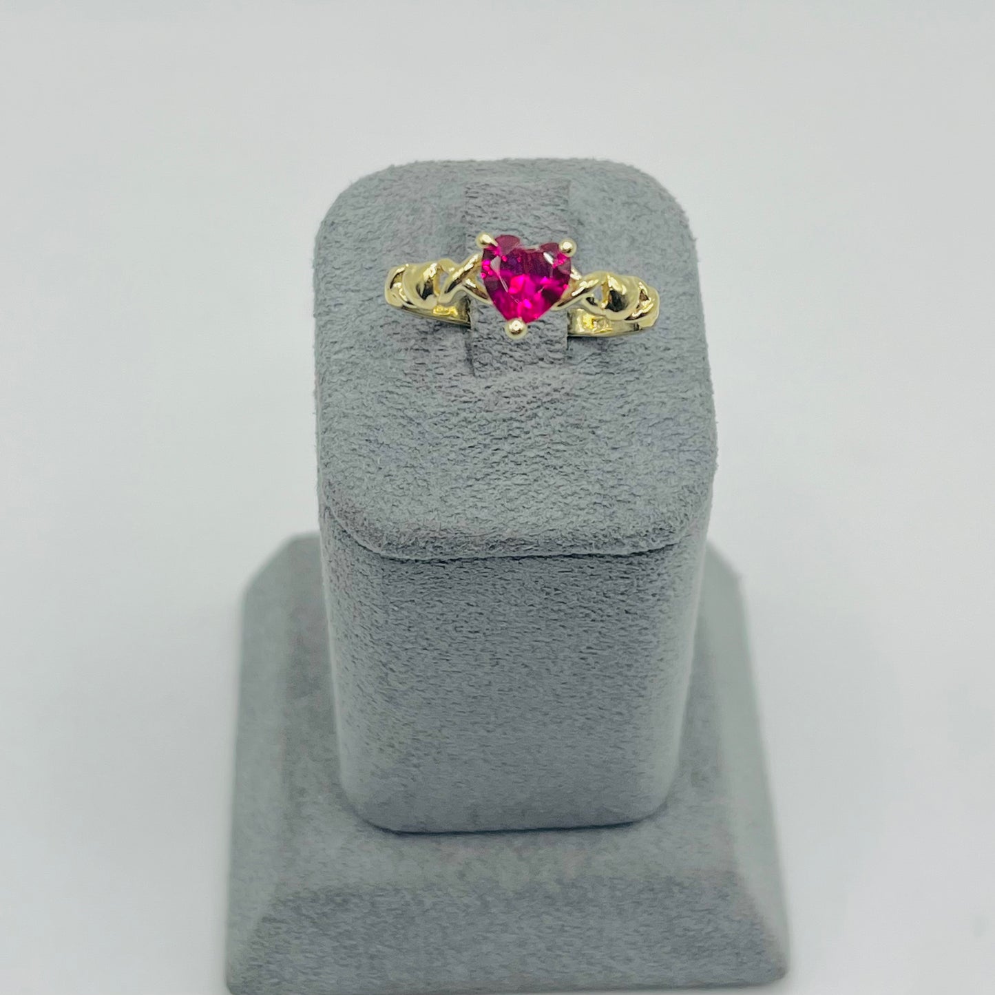 10k Gold Full of Love Cz Stone Ring
