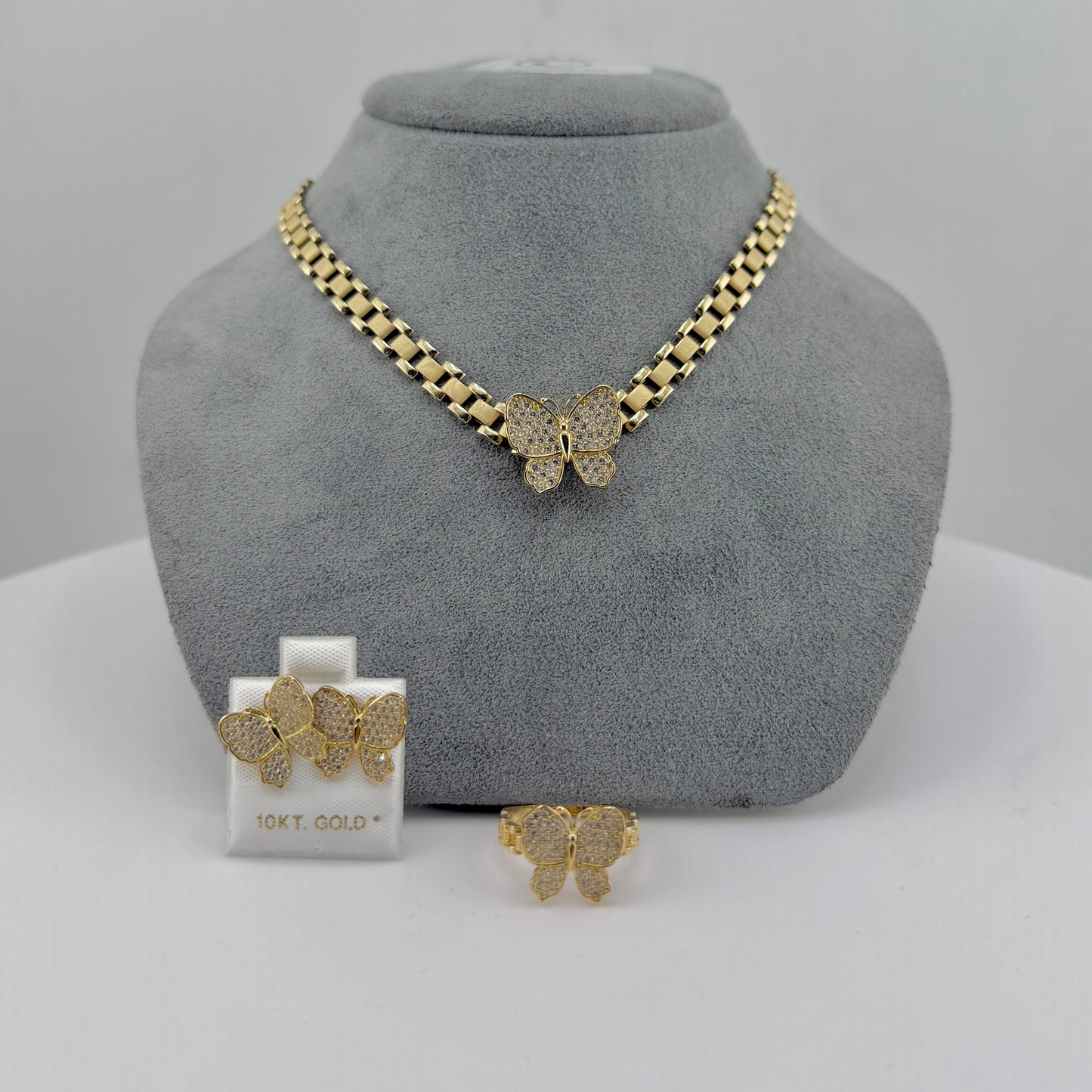 10k Gold 6mm 16” RX Butterfly Set