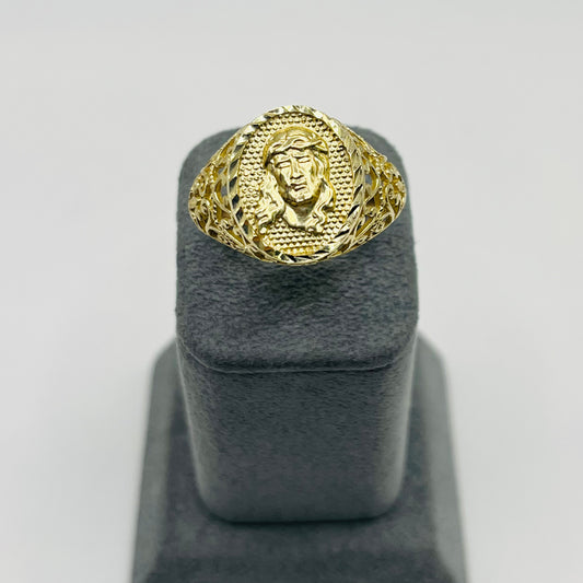 10k Gold Velura Jesus Ring