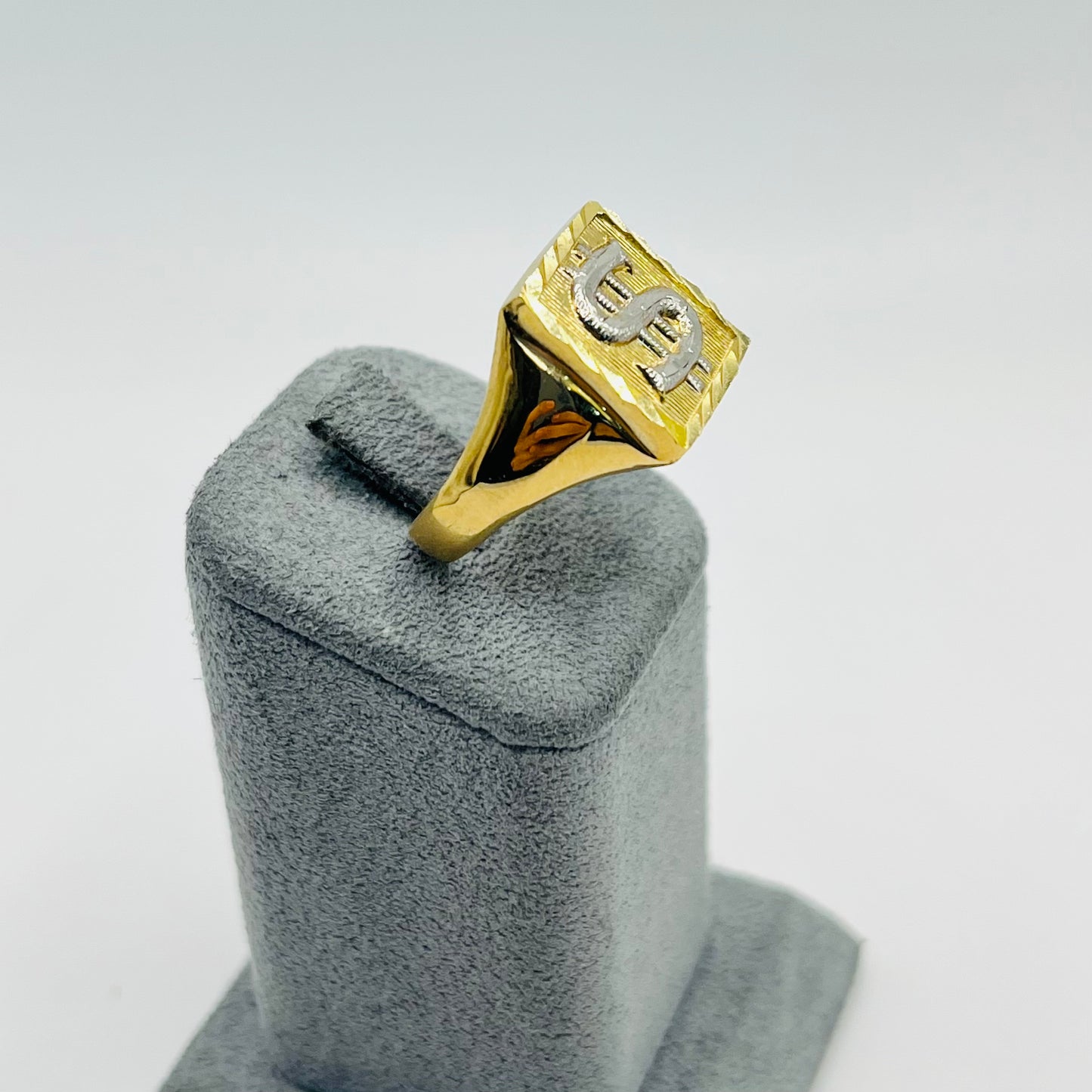 10k Gold Two- Tone Dinero Ring