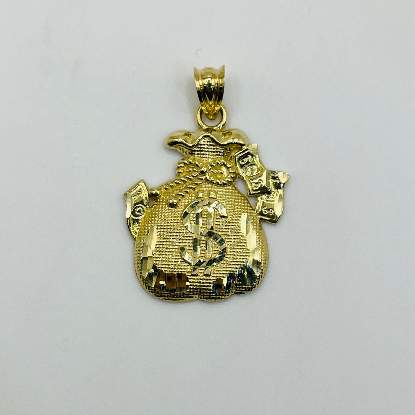 10K Gold Moneybag 2 Charm