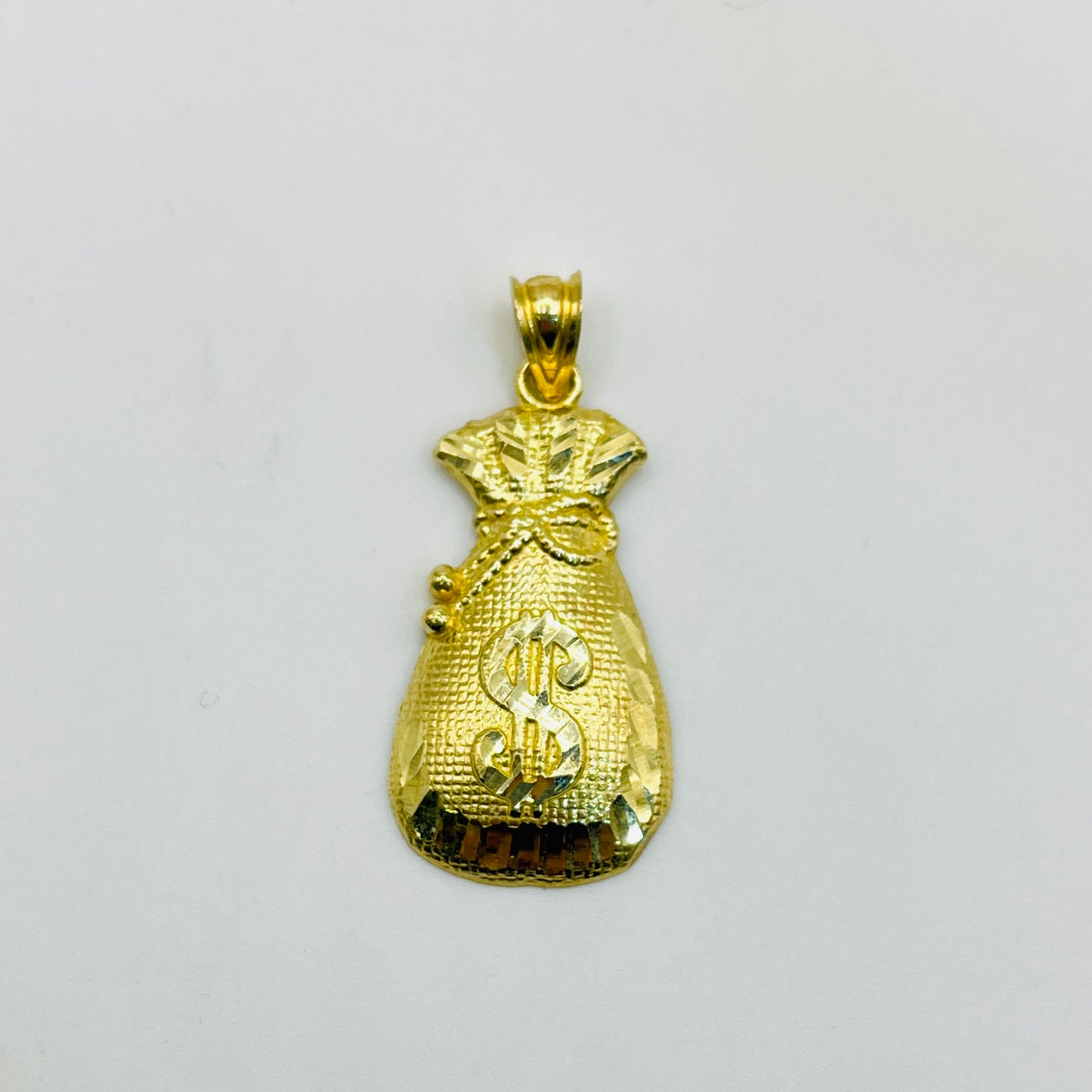 10K Gold Moneybag Charm (large)