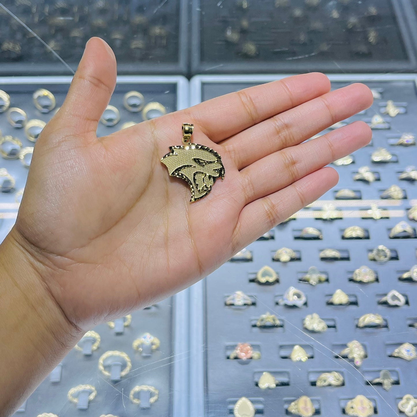 10k Gold Cat Charm