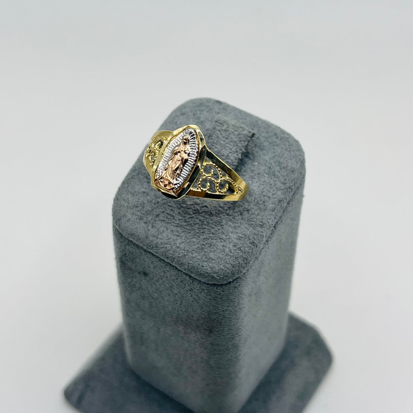 14k Gold Grace of Mary Band Ring