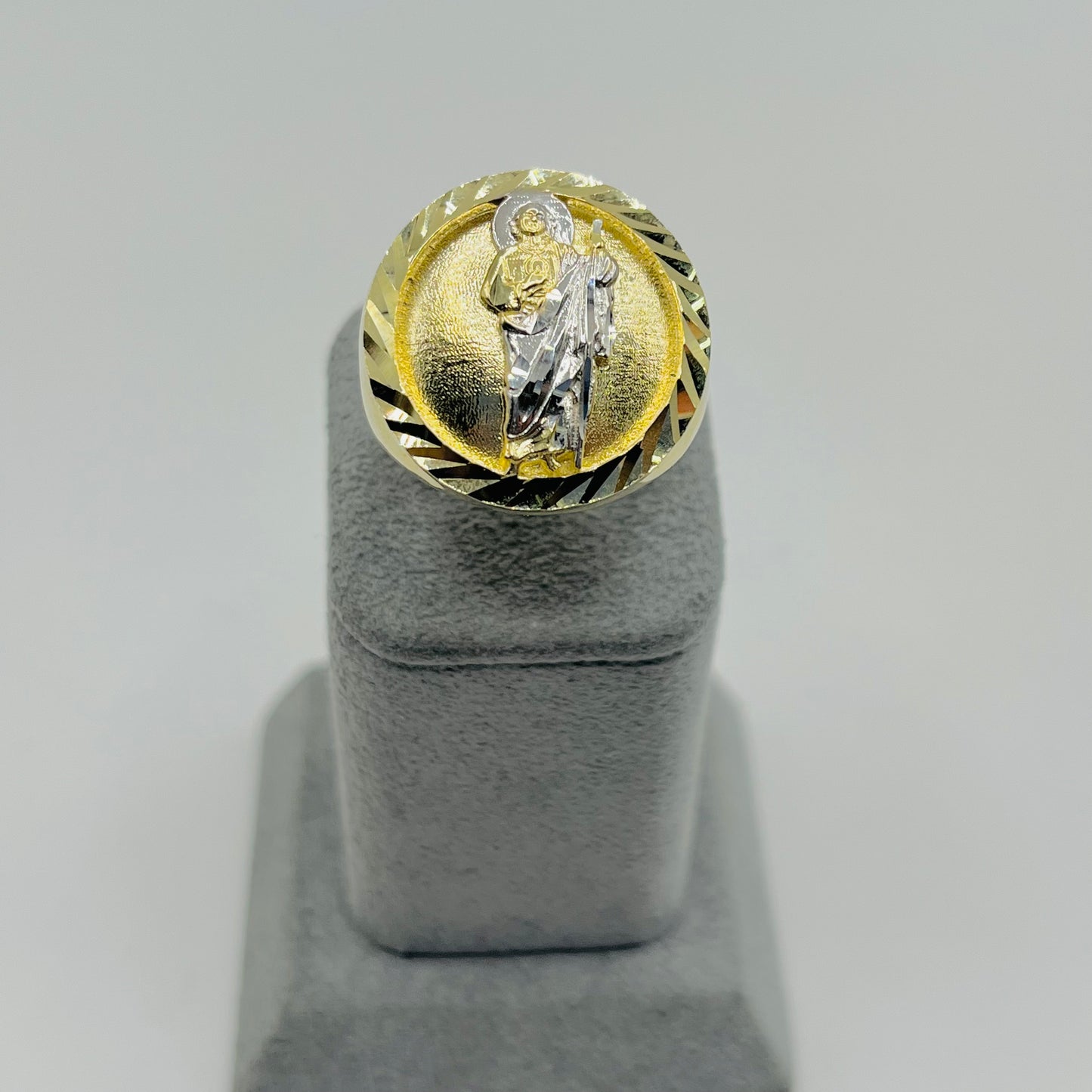 10k Gold Two- Tone St. Jude Forge Ring