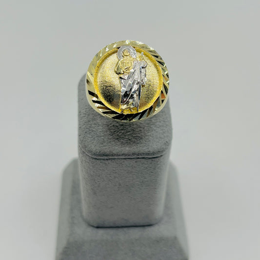 10k Gold Two- Tone St. Jude Forge Ring