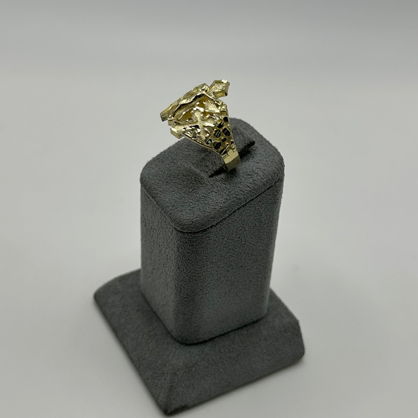 10k Gold Royal Triple Crucifix Ring