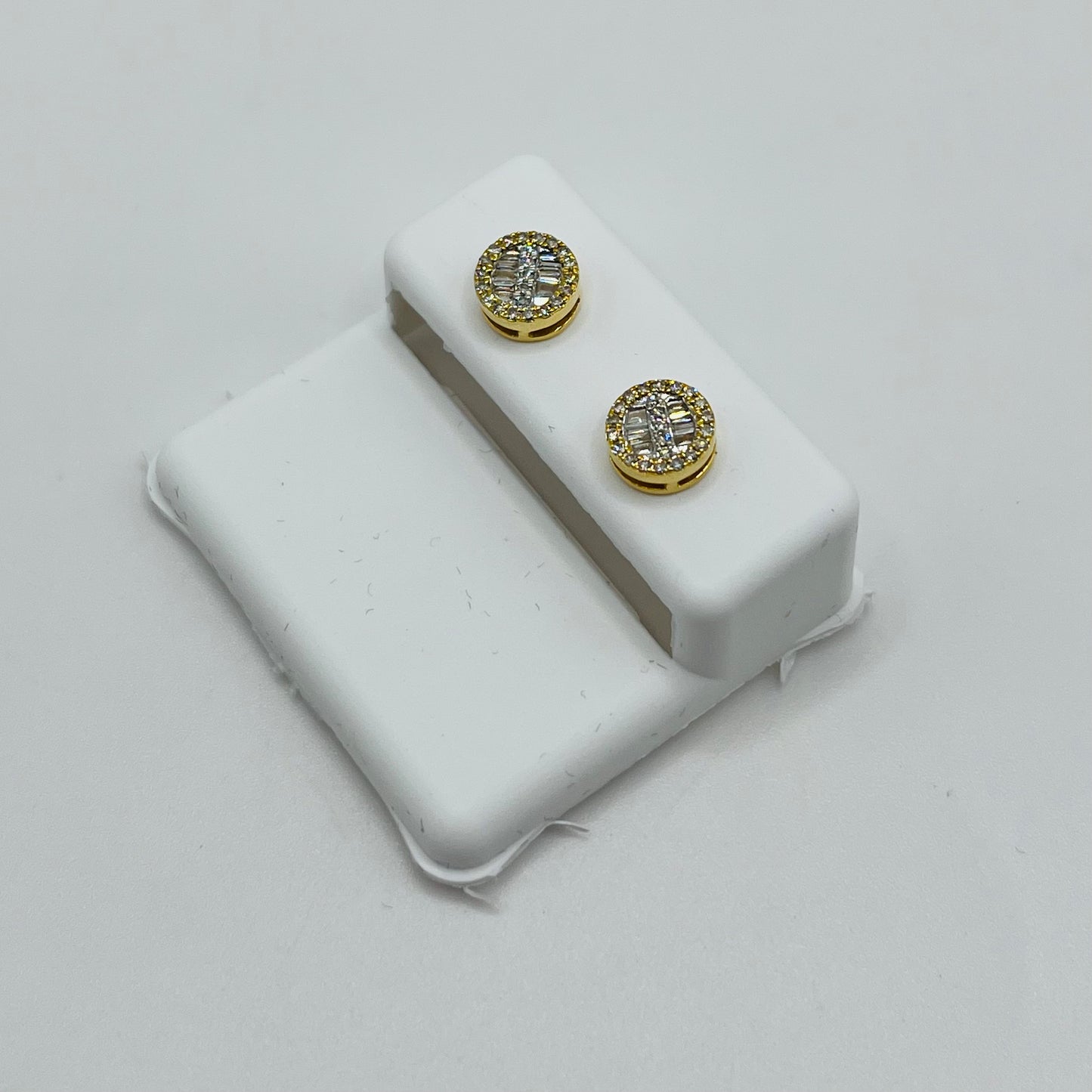 10k Gold Diamond GlowCircle Earrings (S)