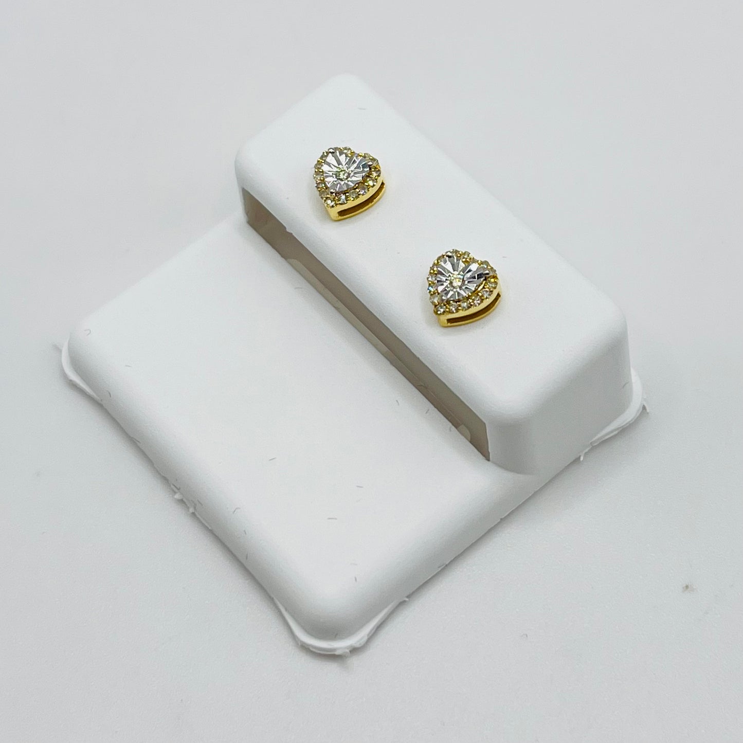 10k Gold Diamond TrueSpark Earrings