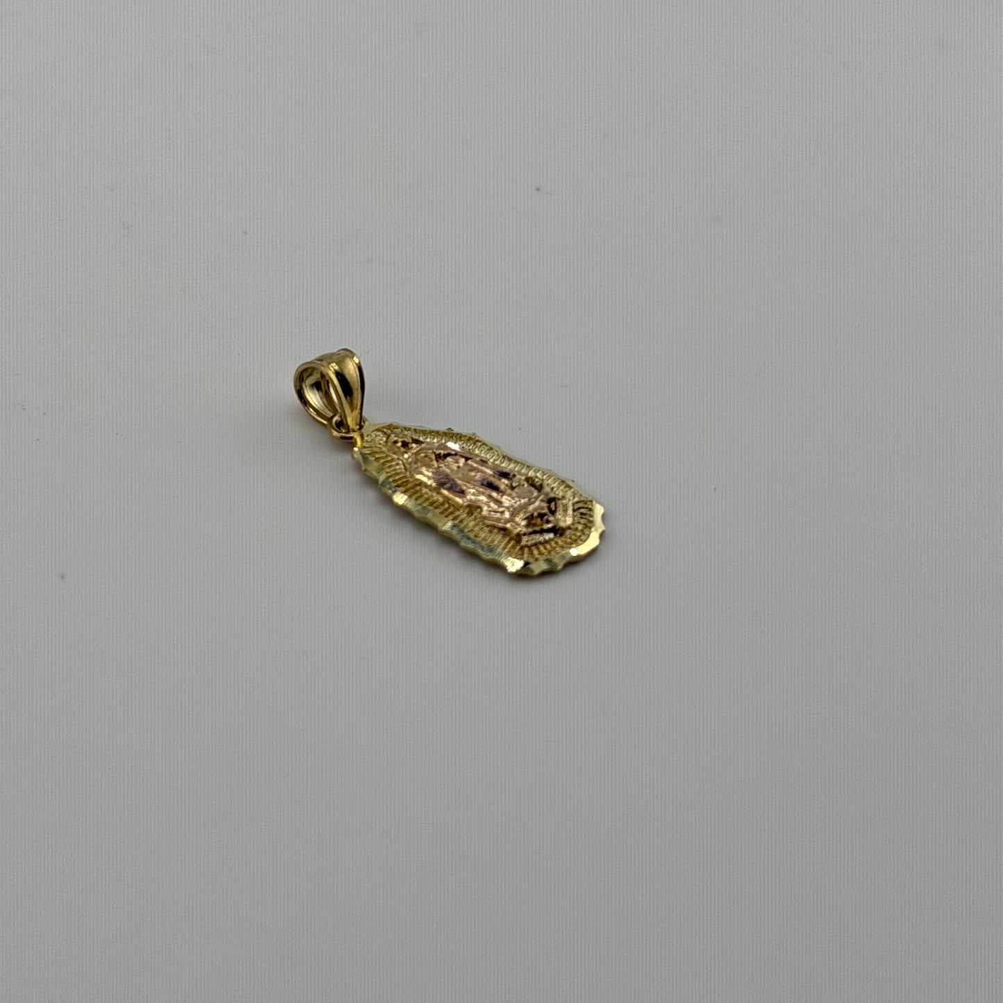 10k Gold Two Tone Virgin Mary Charm (S)
