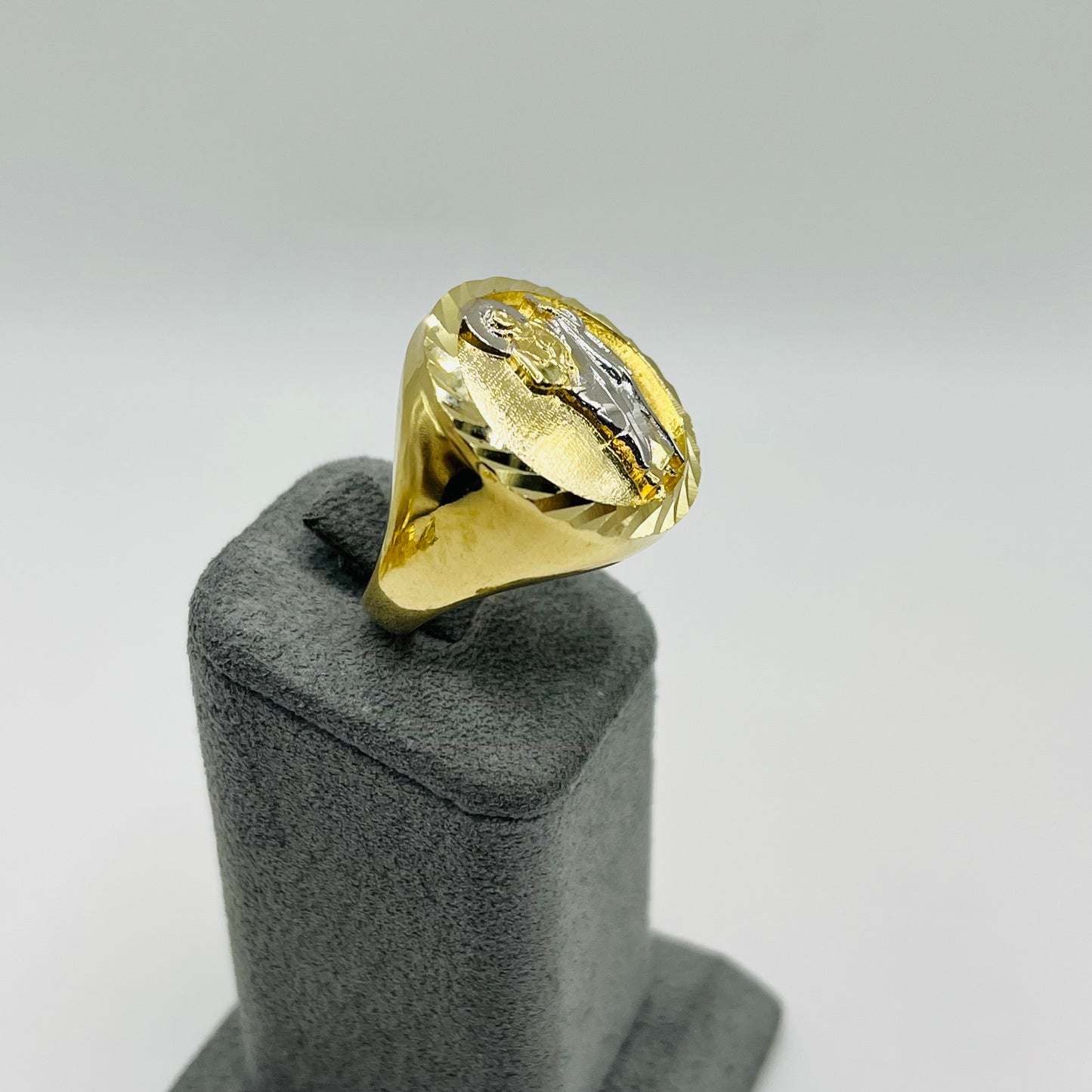 10k Gold Two- Tone St. Jude Forge Ring