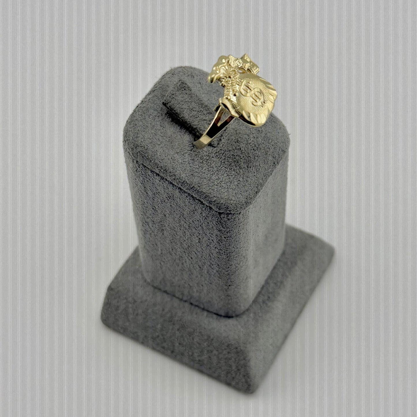 10K Gold Moneybag 2 Ring (S)