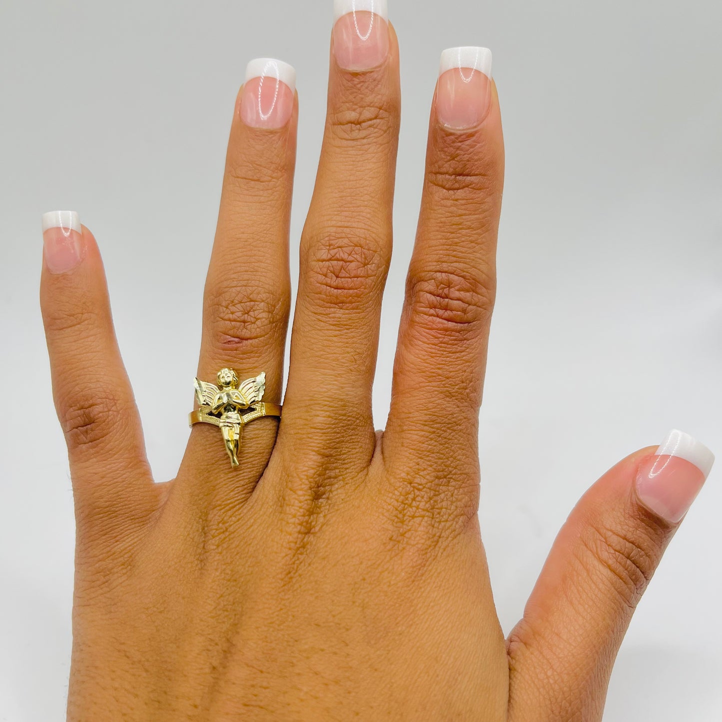 10k Gold Holy Angel Ring