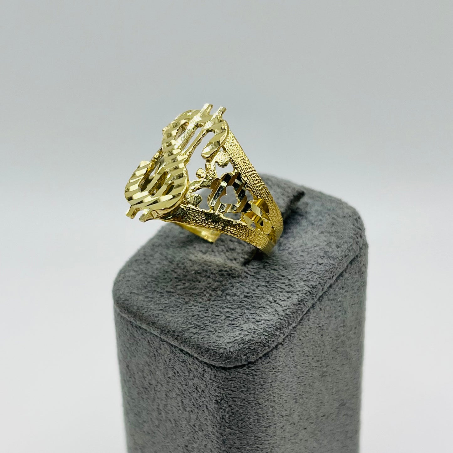 10k Gold DC Money -Sign Ring (M)