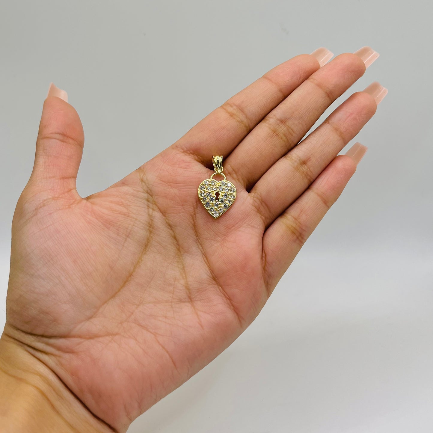 10K Gold Unlock My Heart Charm