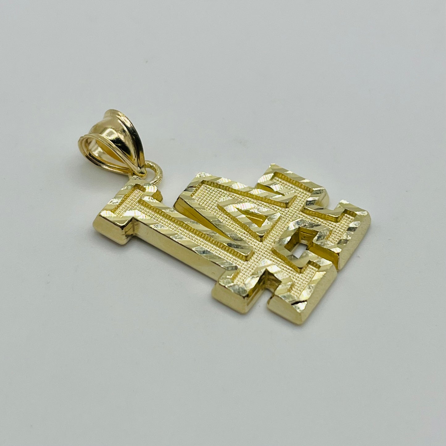 10k Gold LA Charm (Large)