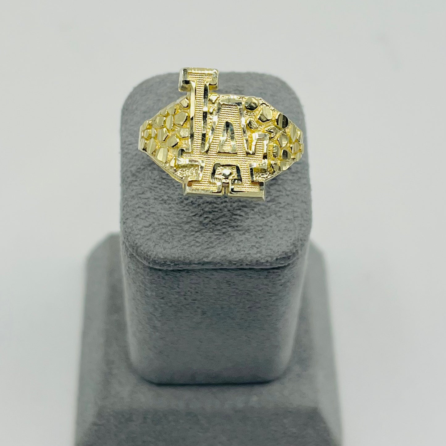 10k Gold LA Nugget Ring (LARGE)