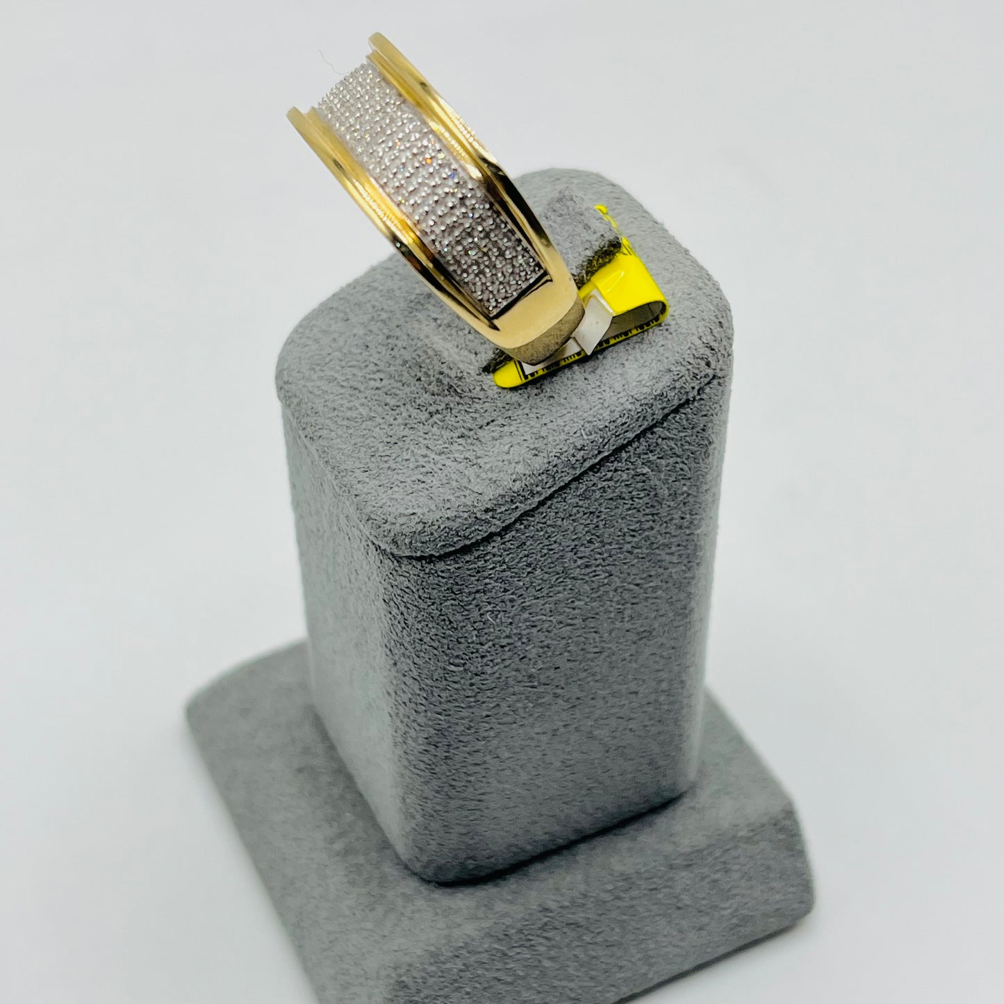 10k Gold Natural Diamond Band Ring