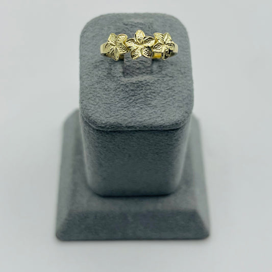 14k Gold Multi - Hibiscus Ring