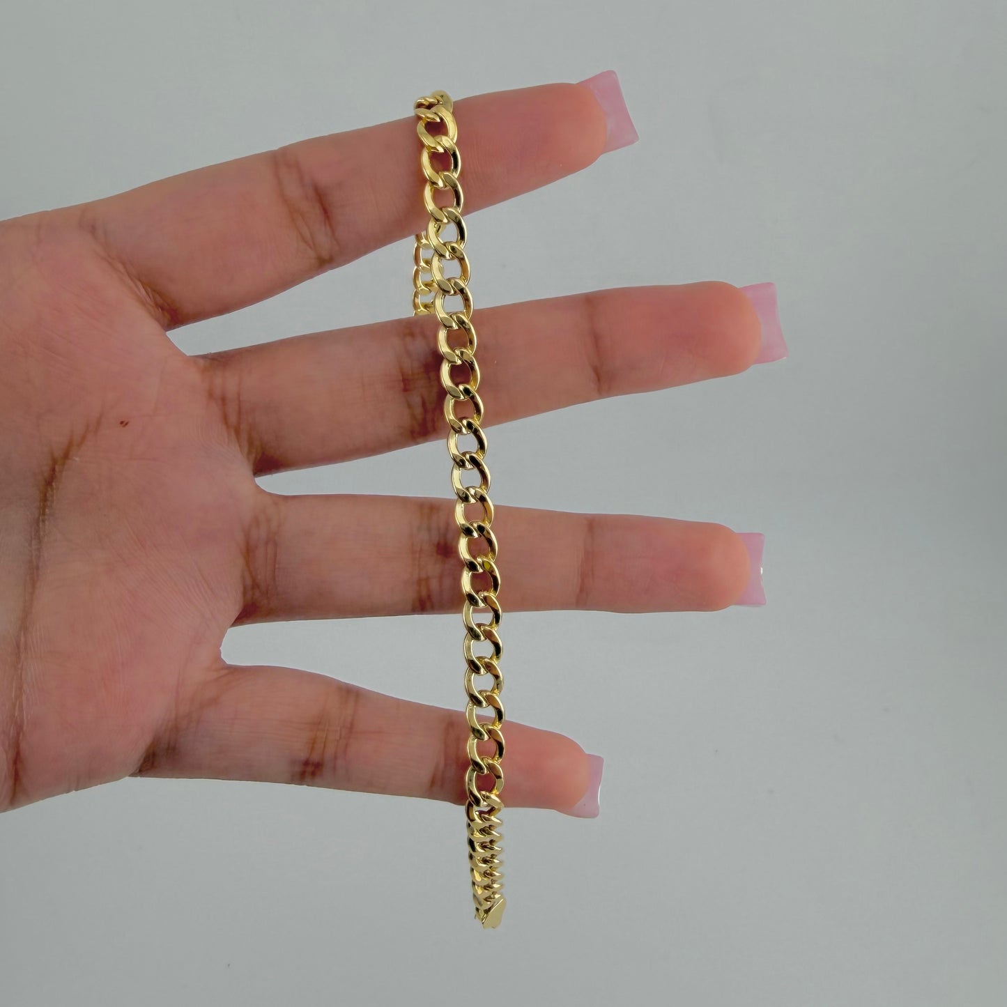 10k Gold 5mm Cuban Bracelet