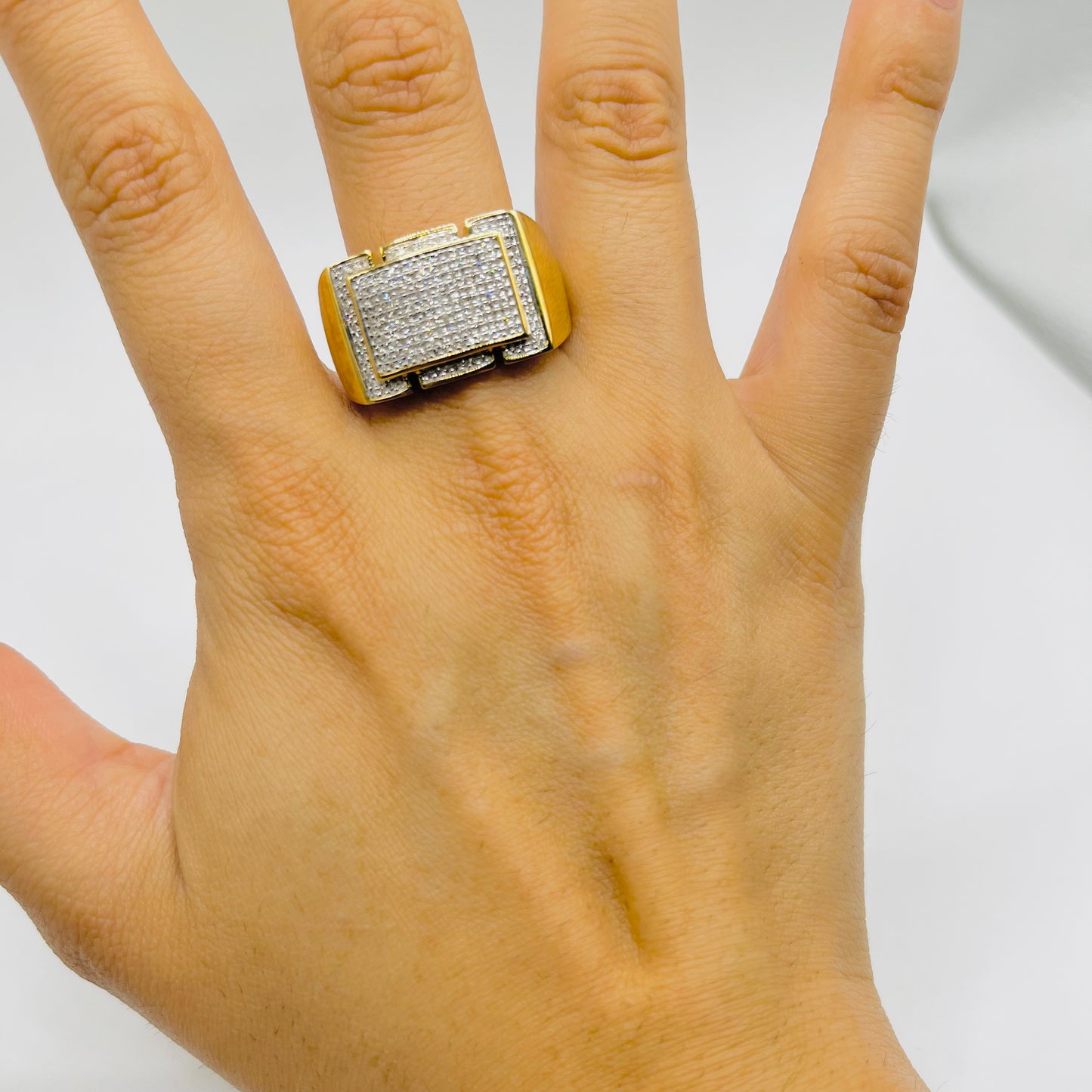 10k Gold Natural Diamond Nile Ring