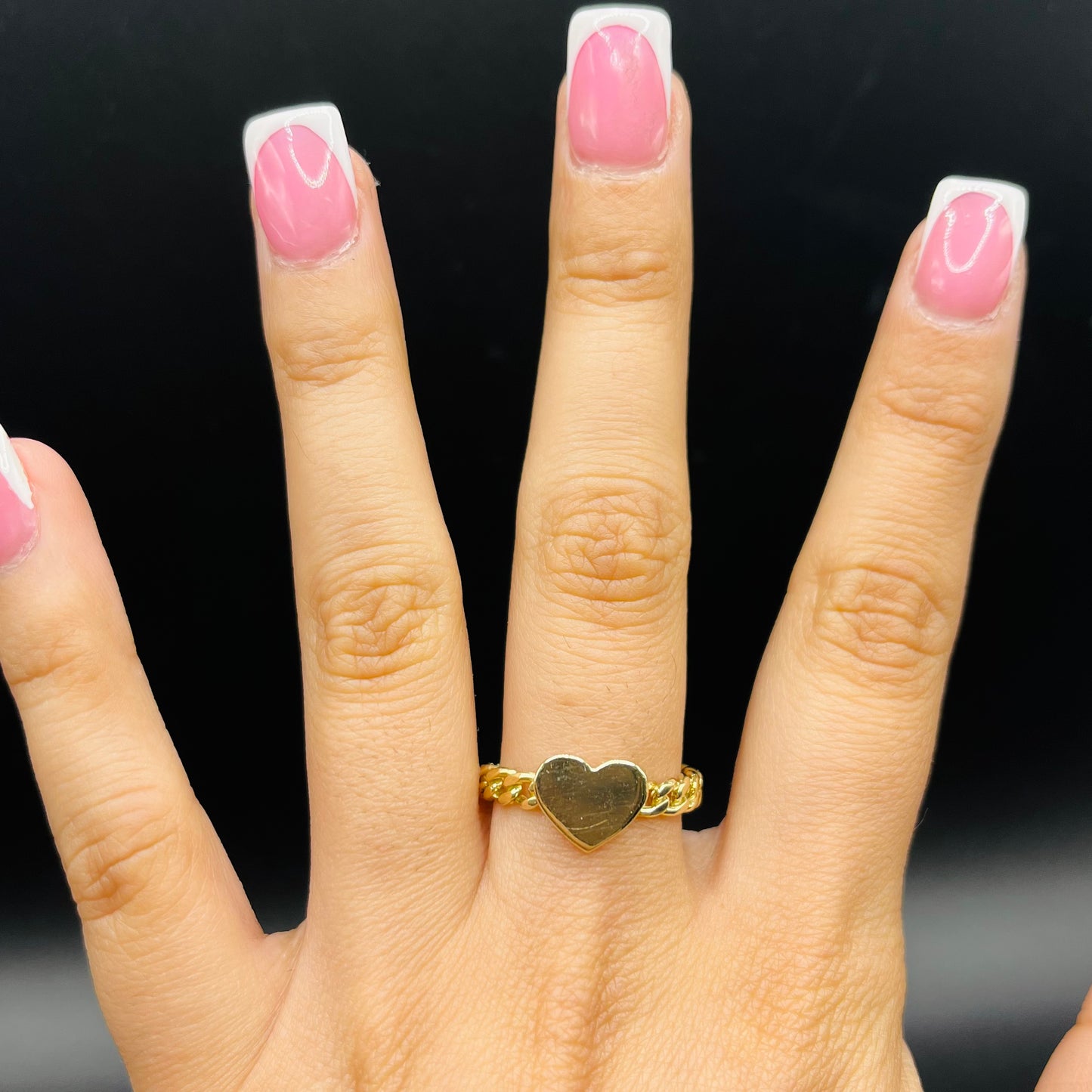 14K Gold Demure Heart Ring