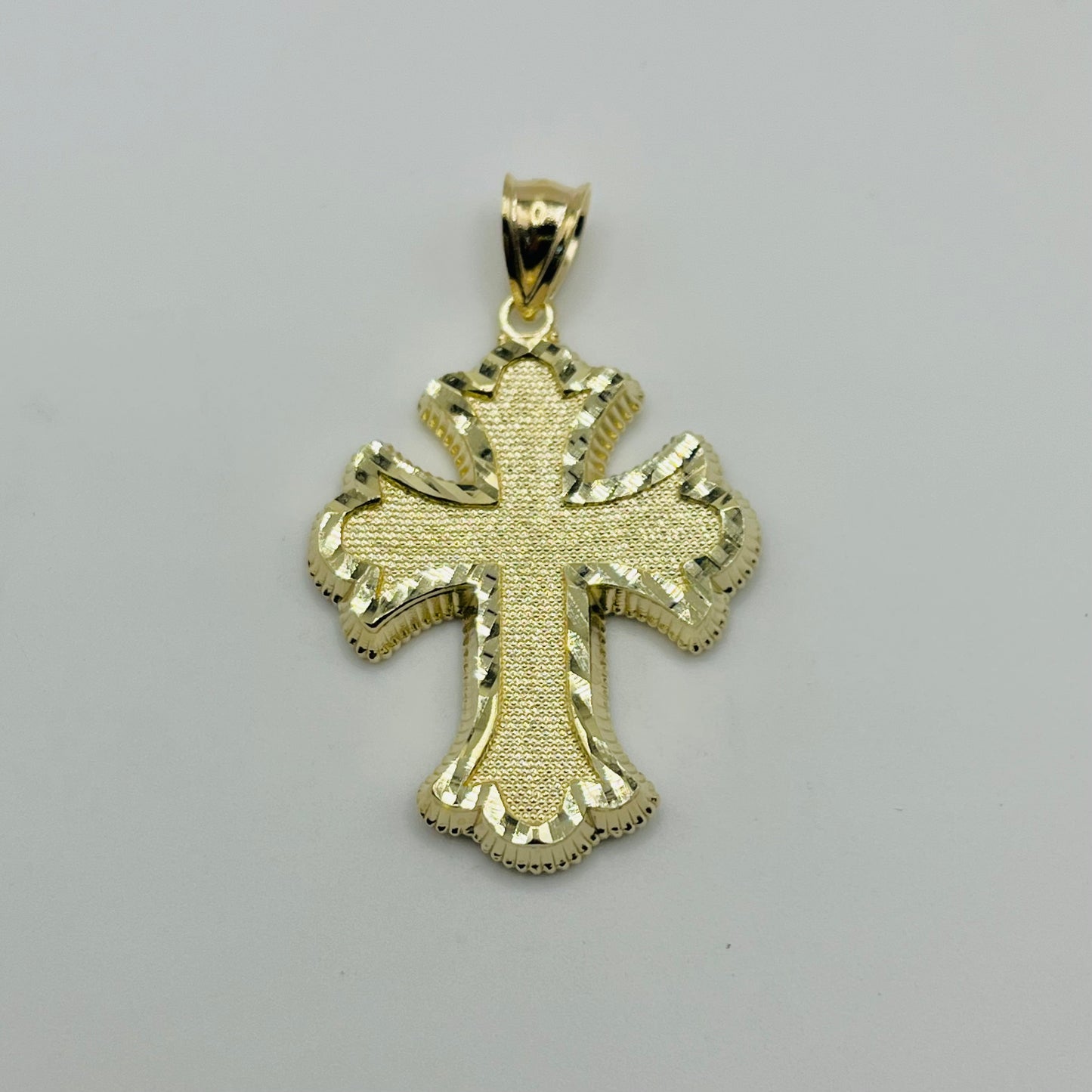 10k Gold Roman Cross Pendant (Large)